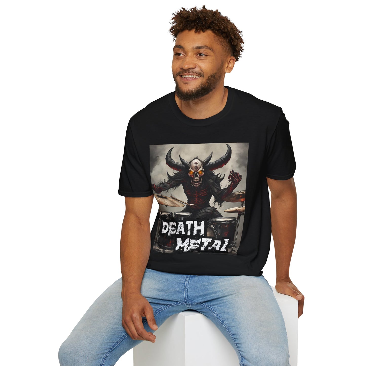 Death Metal - Drummer - Unisex Softstyle T-Shirt