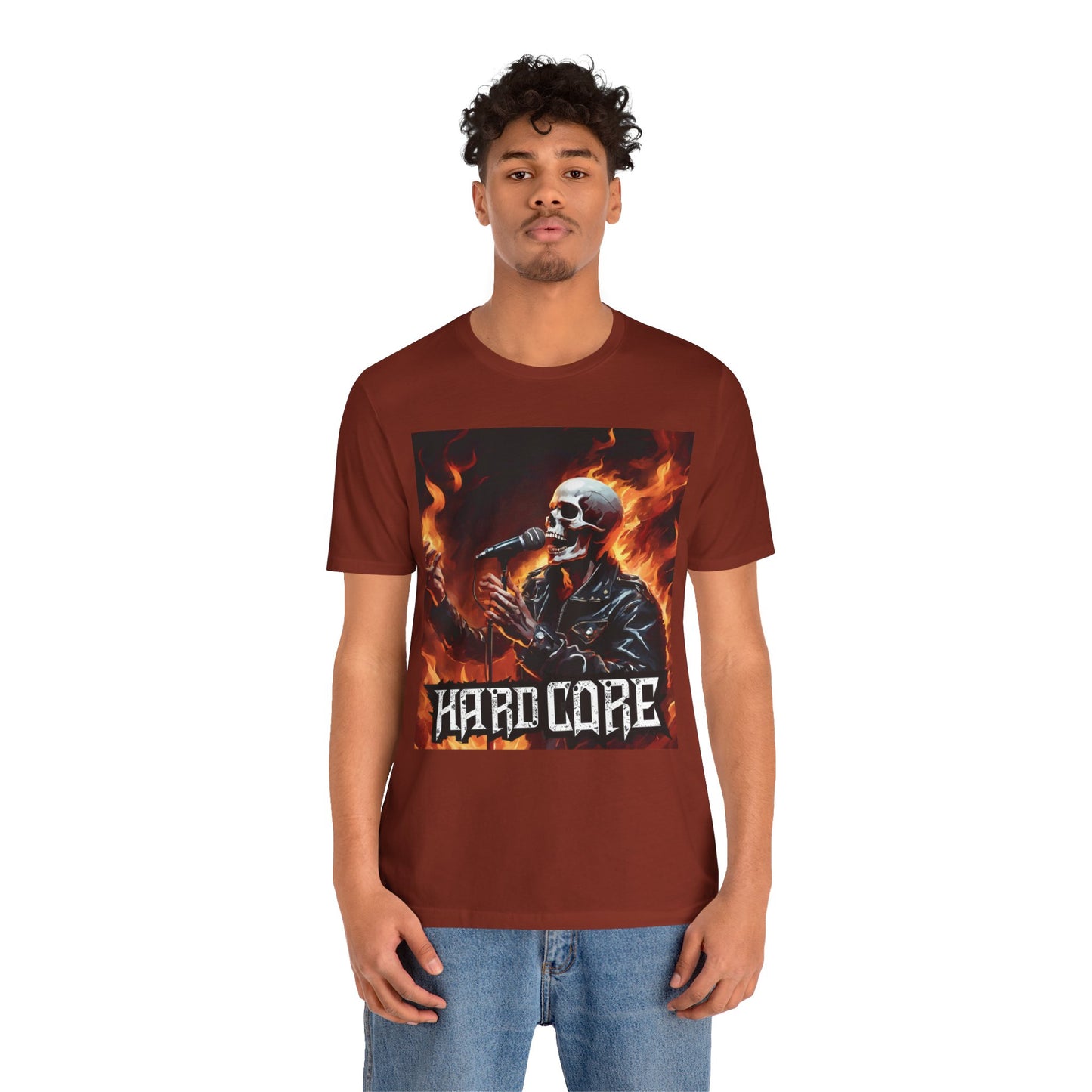 Hardcore - Singer - Unisex Jersey Short Sleeve Tee