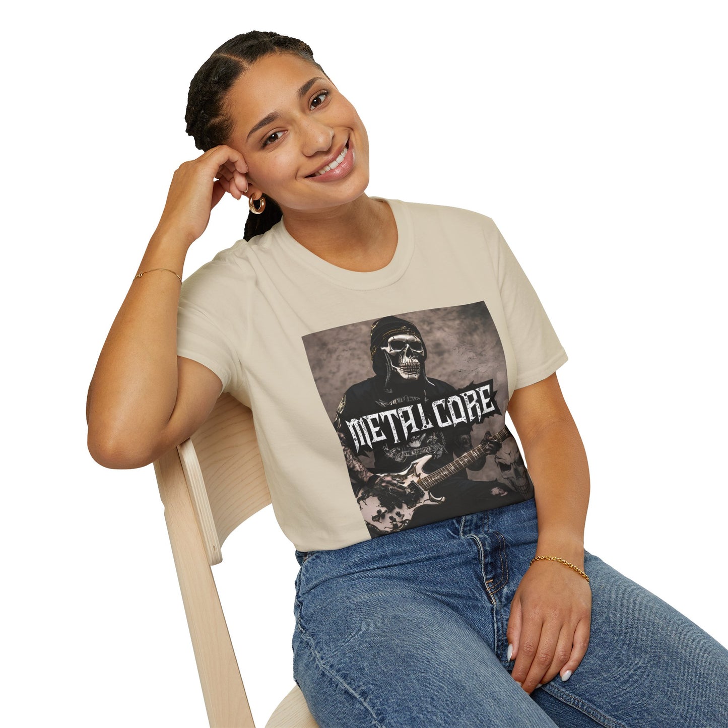 Metal Core - Guitar Player - Unisex Softstyle T-Shirt