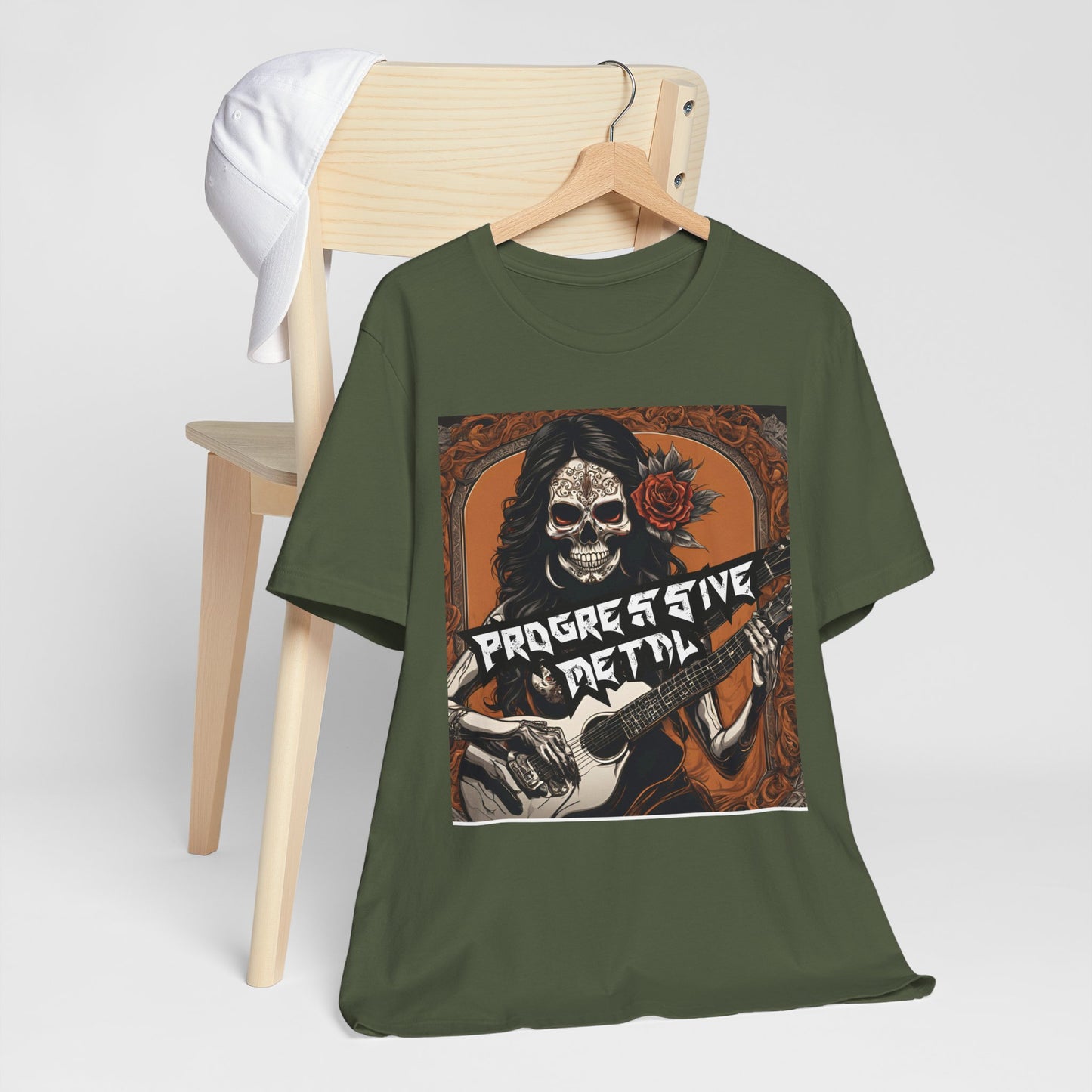 Progressive Metal - Guitar Player - Unisex Jersey Short Sleeve Tee
