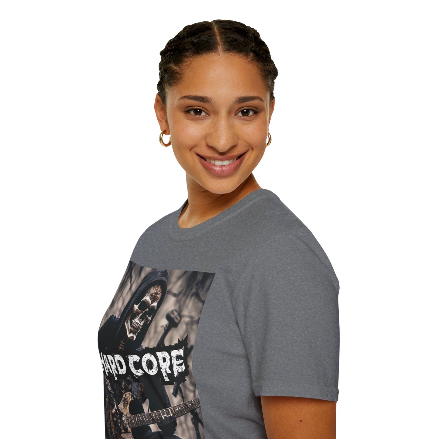 Hardcore - Guitar Player - Unisex Softstyle T-Shirt