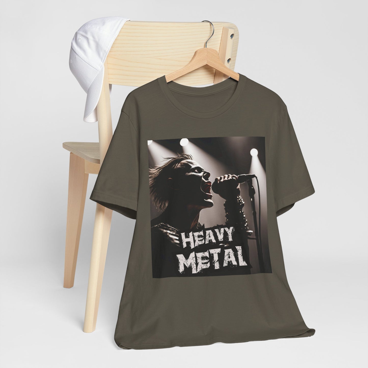 Heavy Metal - Singer - Unisex Jersey Short Sleeve Tee