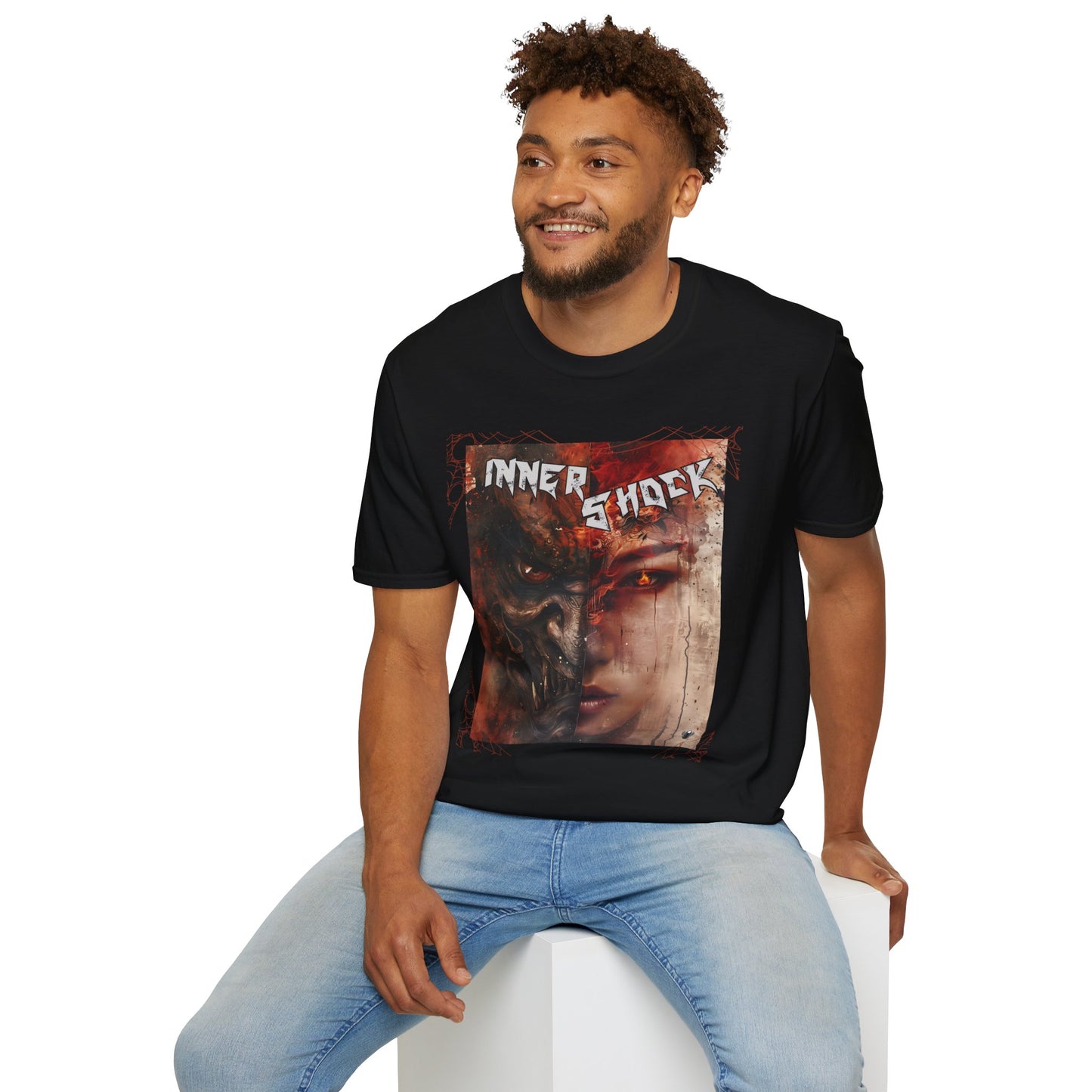 Half Woman Half Beast - Inner Shock - Unisex Softstyle T-Shirt