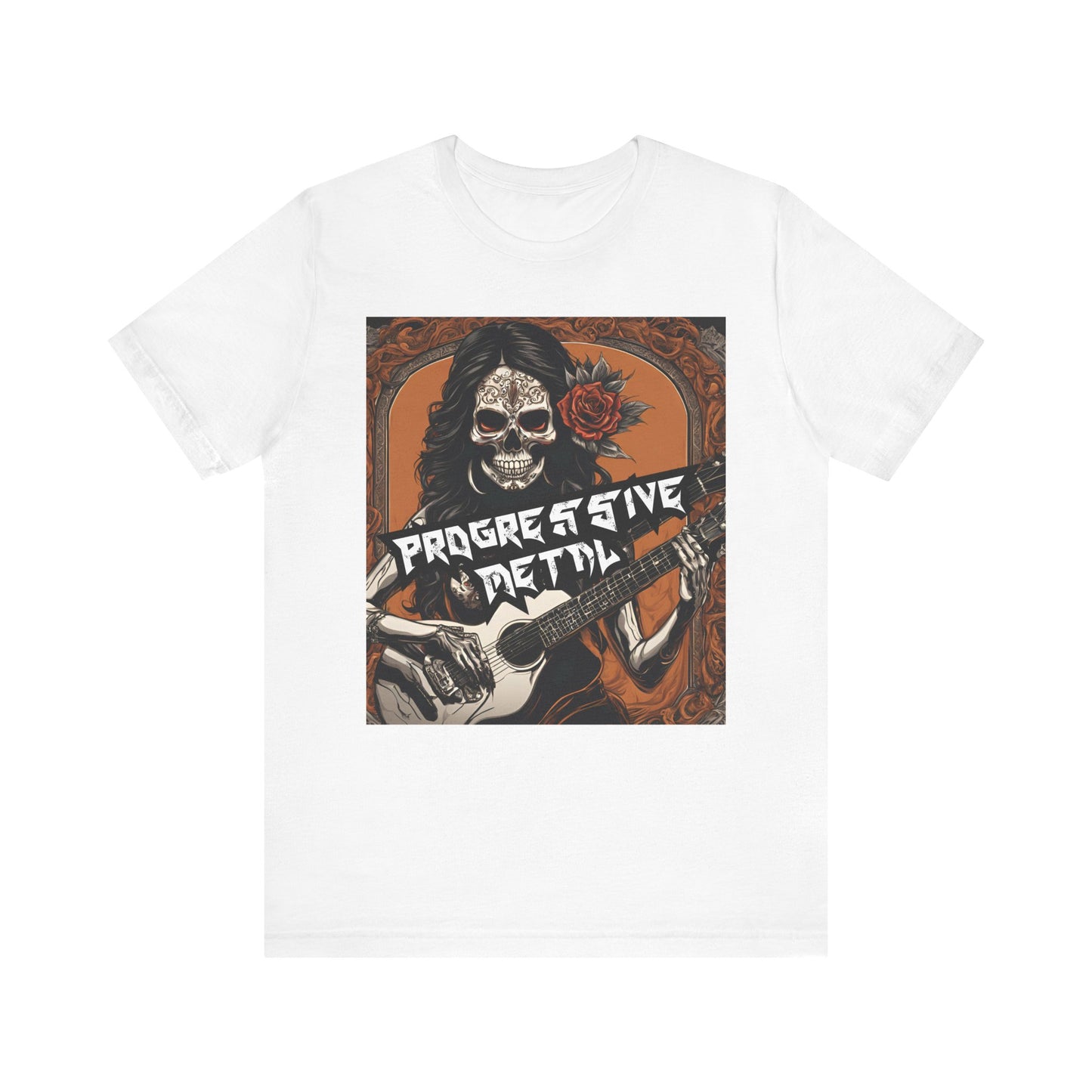 Progressive Metal - Guitar Player - Unisex Jersey Short Sleeve Tee