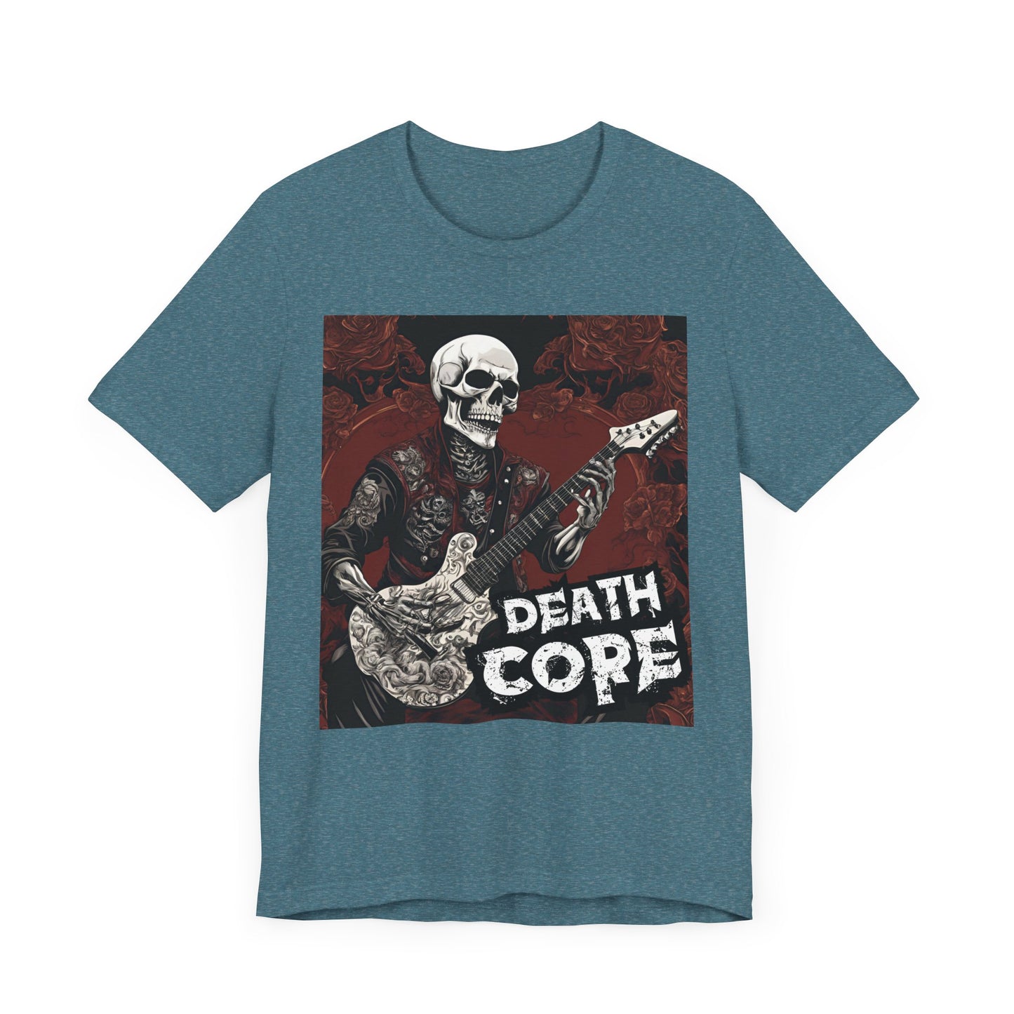 Death Core - Guitar Player - Unisex Jersey Short Sleeve Tee