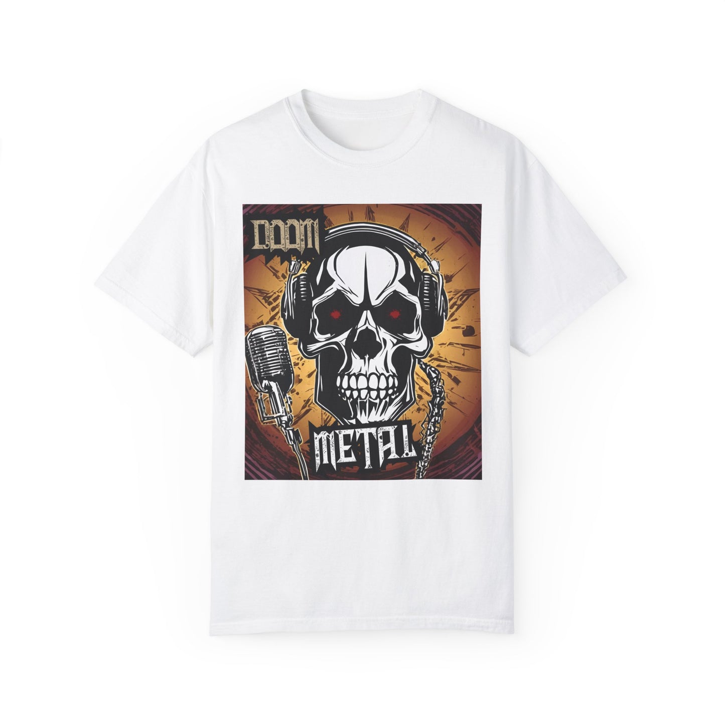 Doom Metal - Singer - Unisex Garment-Dyed T-shirt