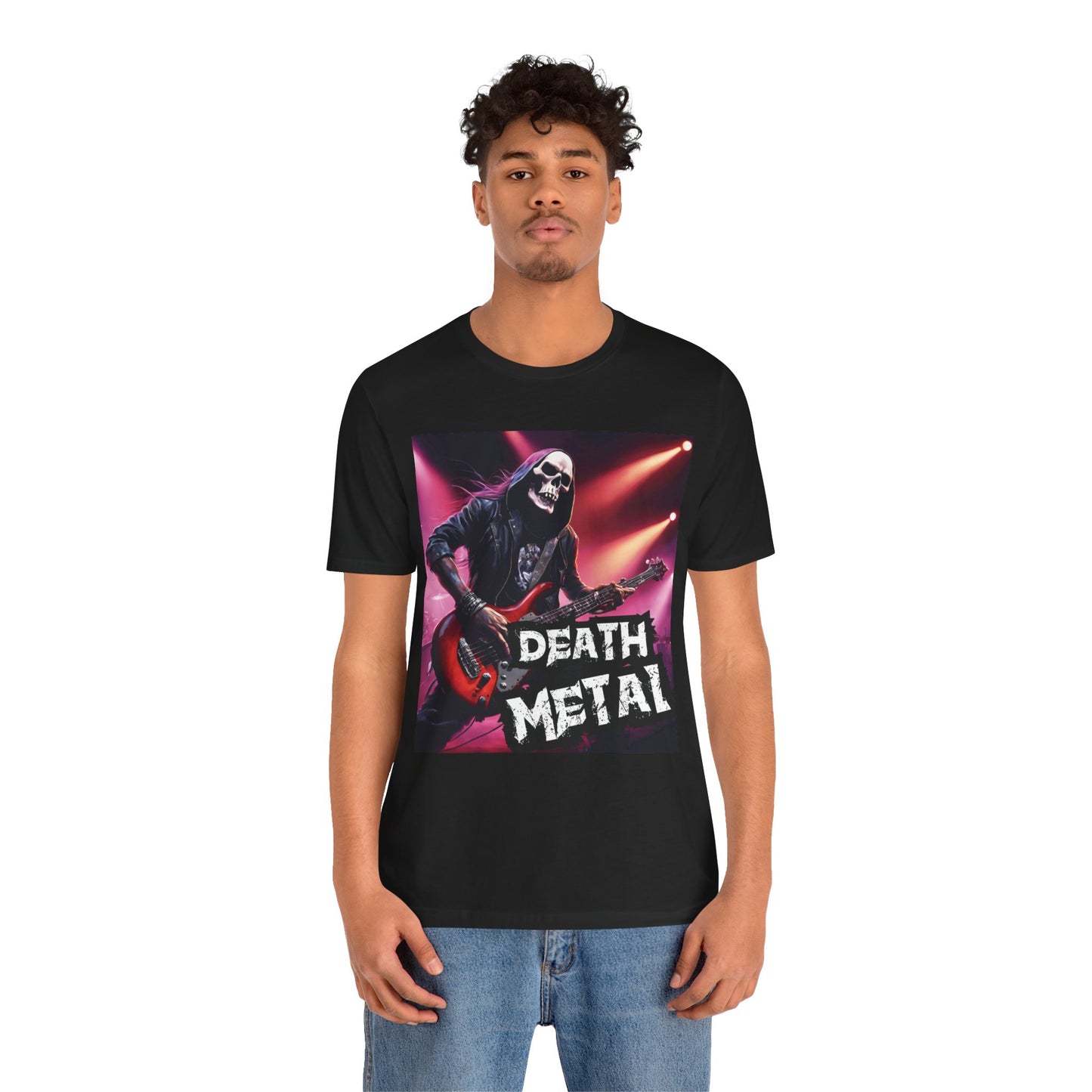 Death Metal - Bass Player - Unisex Jersey Short Sleeve Tee