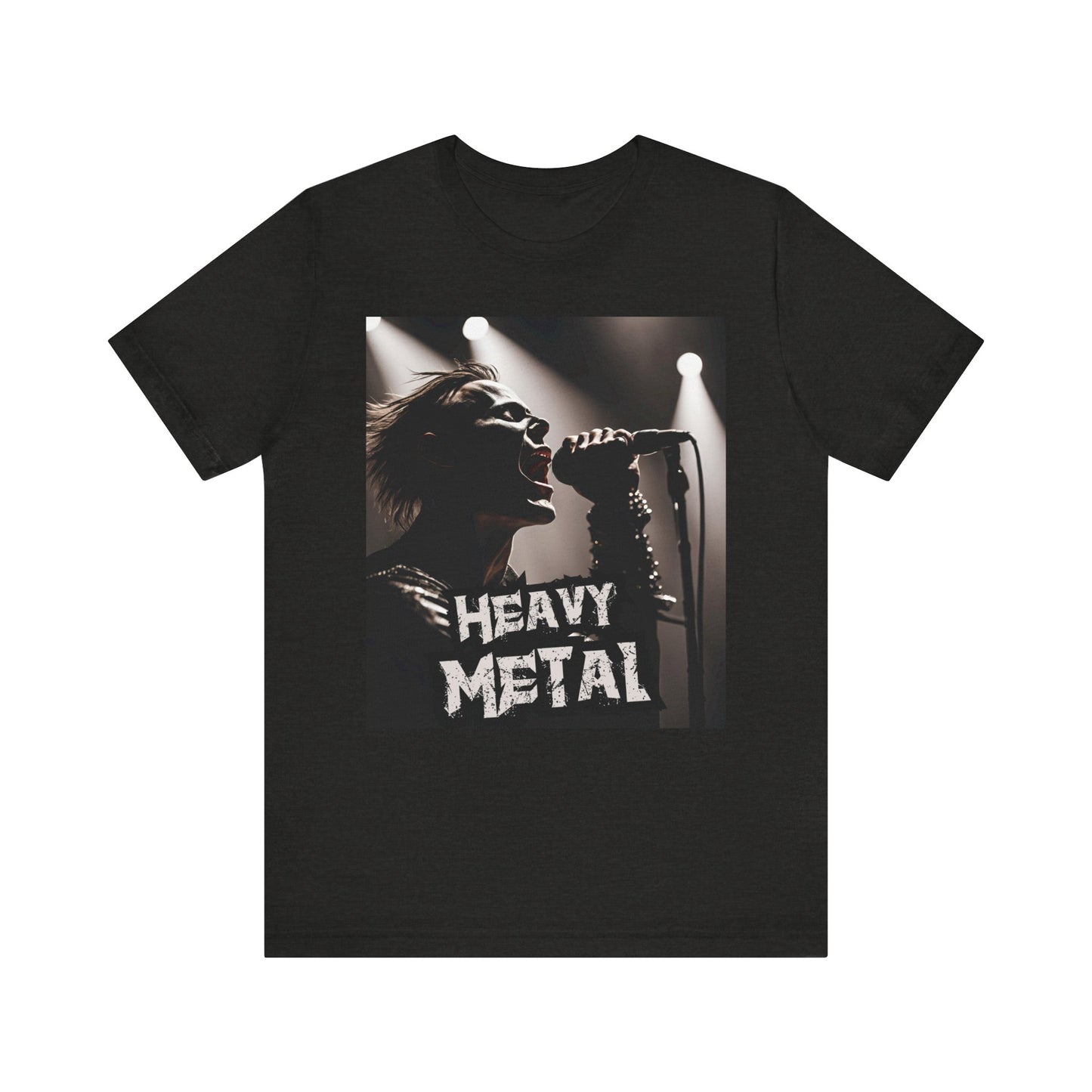 Heavy Metal - Singer - Unisex Jersey Short Sleeve Tee