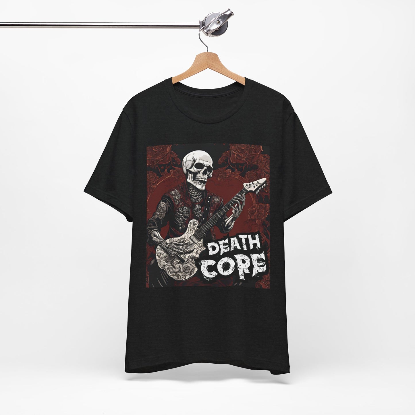Death Core - Guitar Player - Unisex Jersey Short Sleeve Tee