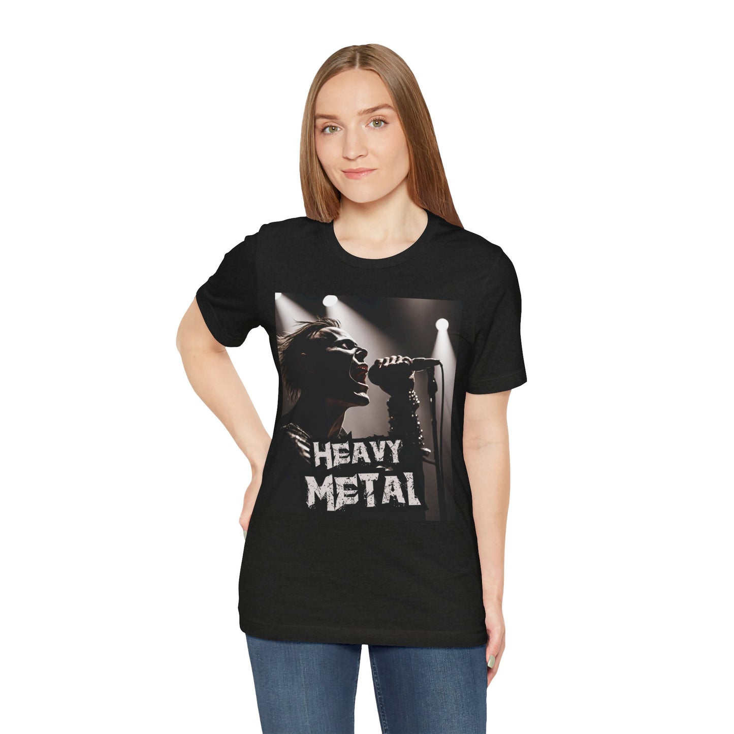 Heavy Metal - Singer - Unisex Jersey Short Sleeve Tee