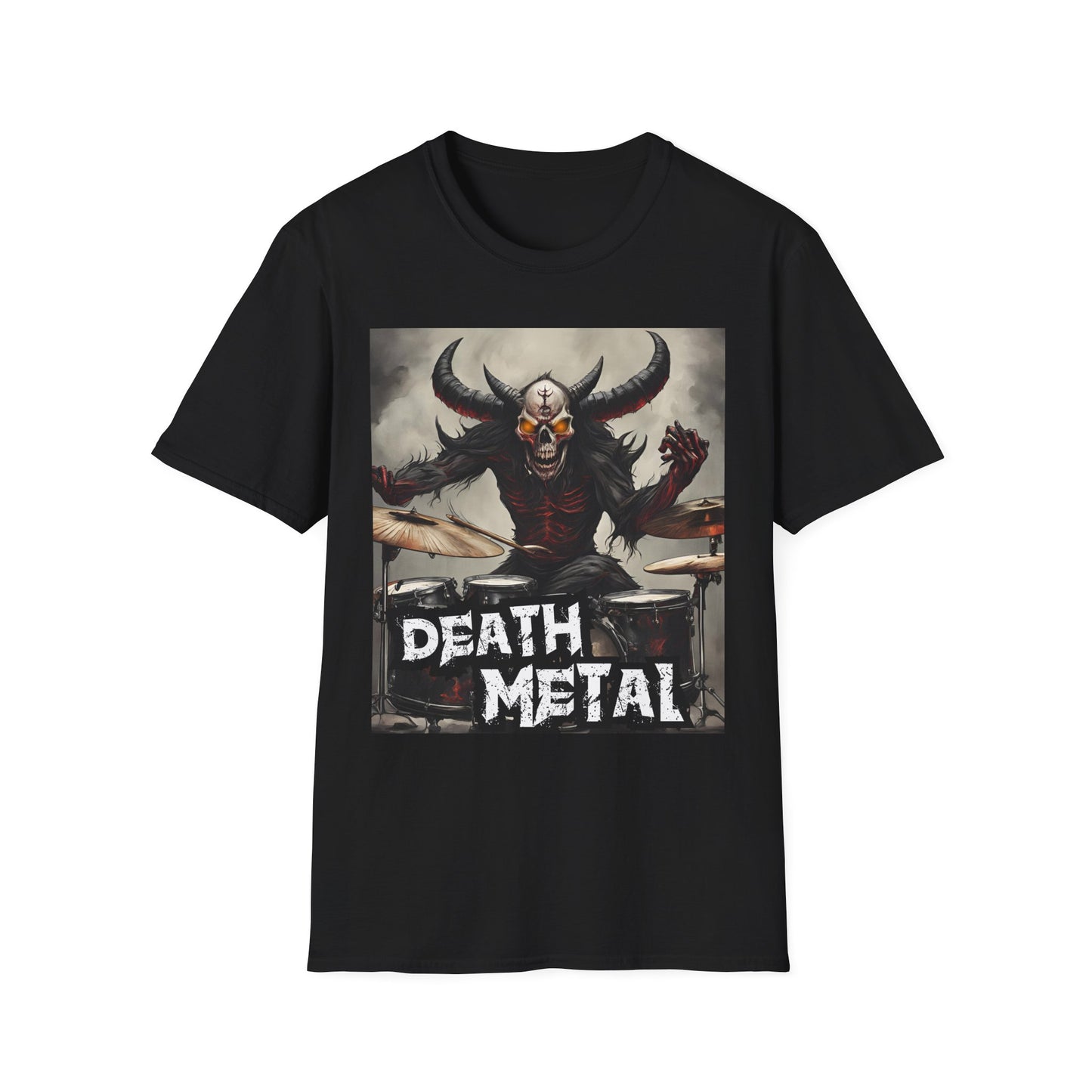 Death Metal - Drummer - Unisex Softstyle T-Shirt