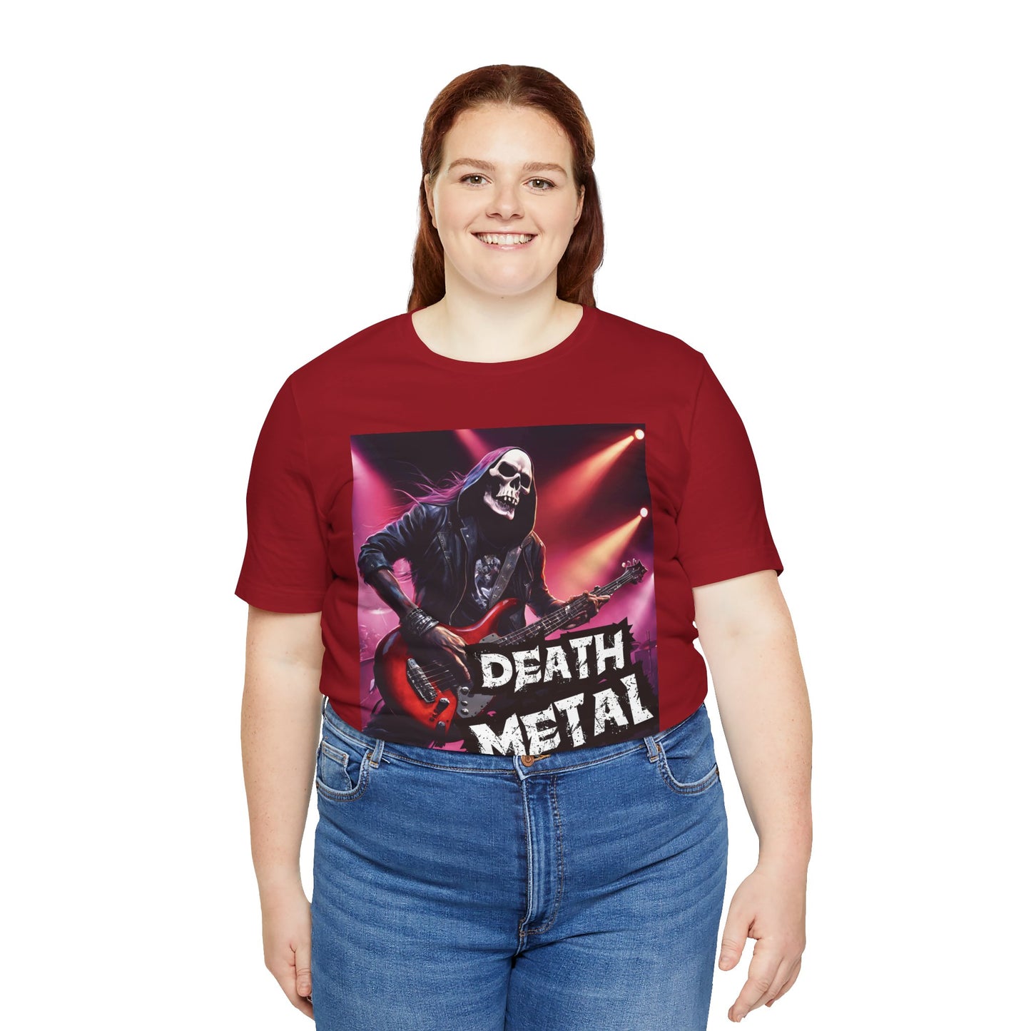 Death Metal - Bass Player - Unisex Jersey Short Sleeve Tee