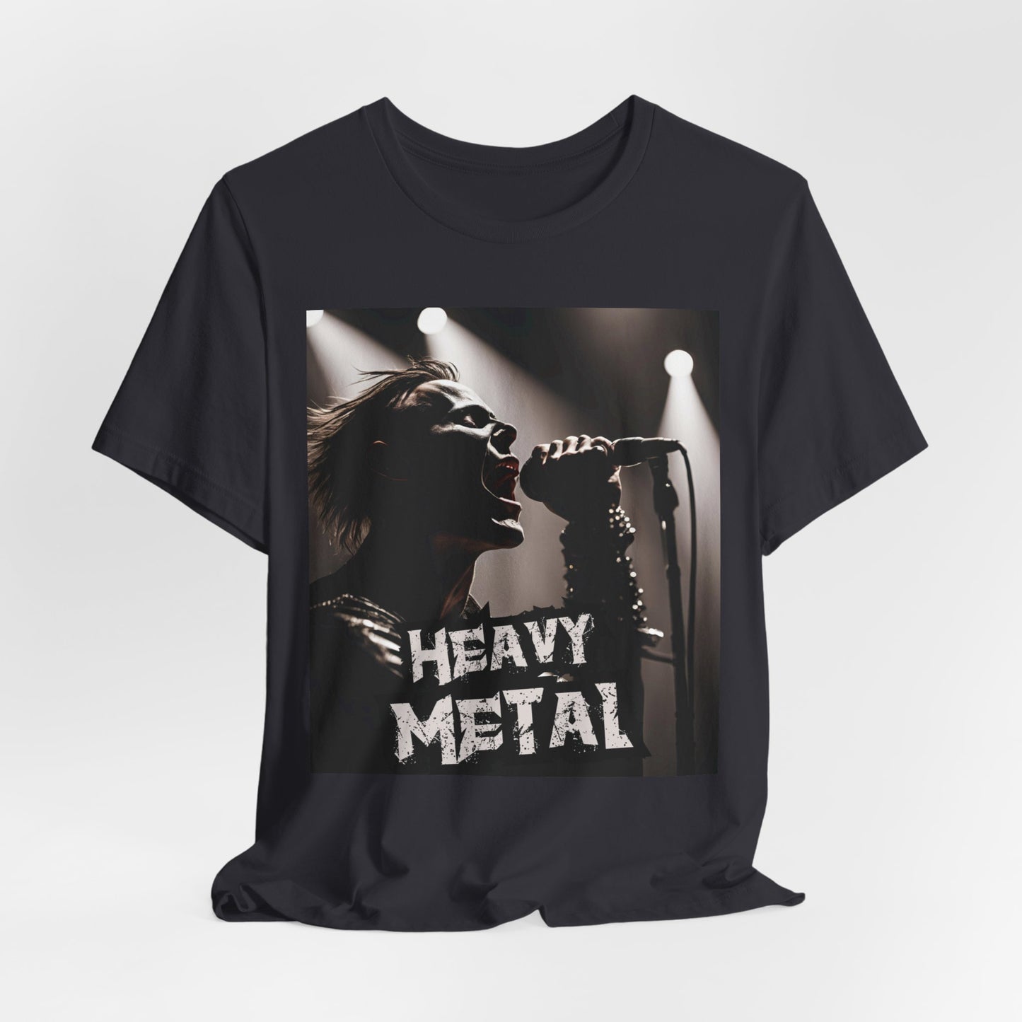 Heavy Metal - Singer - Unisex Jersey Short Sleeve Tee