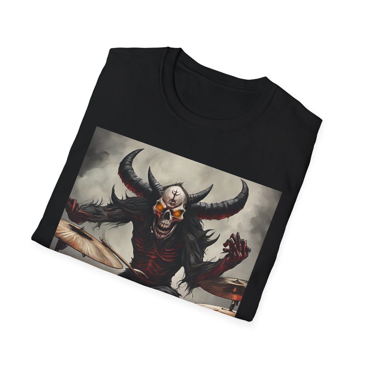 Death Metal - Drummer - Unisex Softstyle T-Shirt