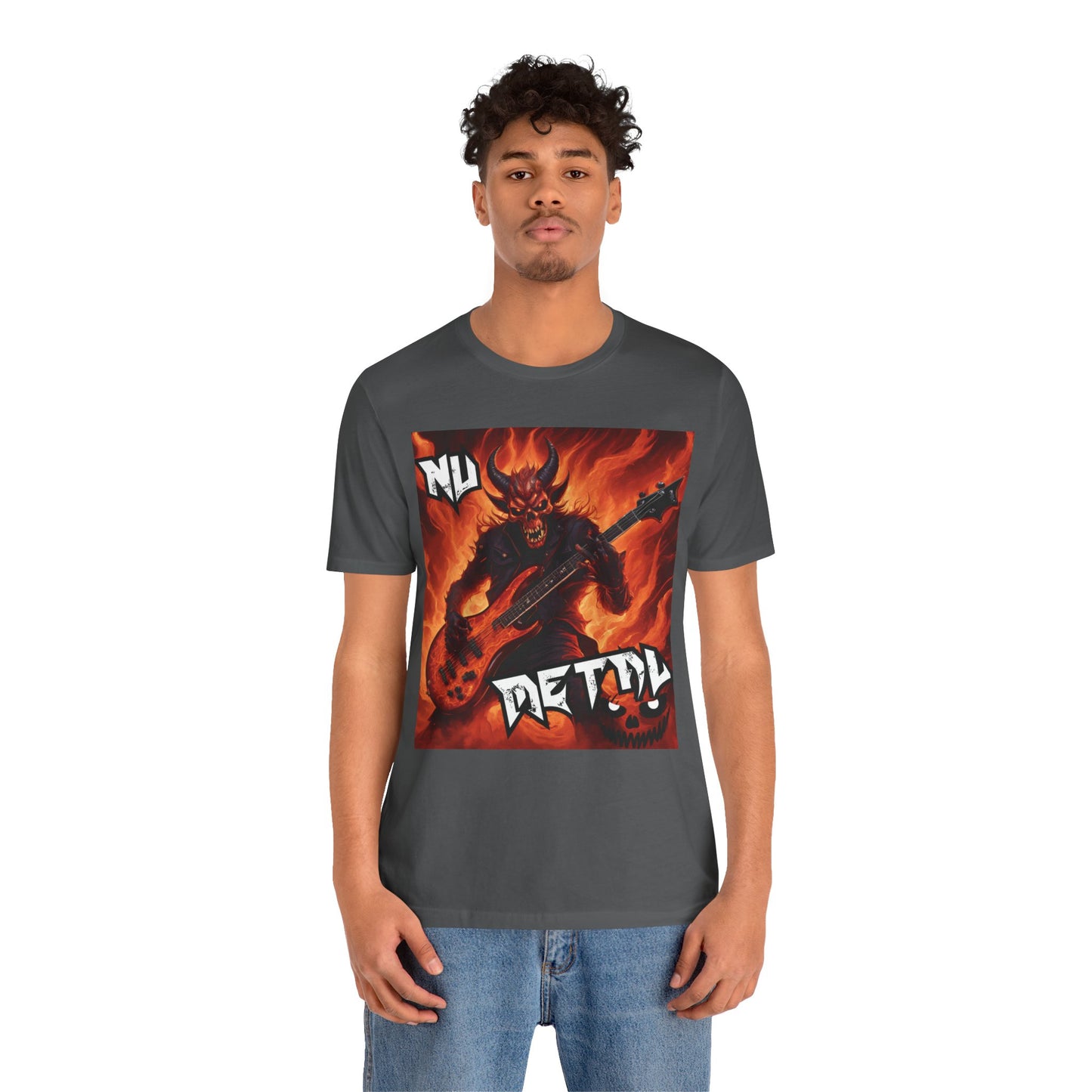 Nu Metal - Bass Player Unisex Jersey Short Sleeve Tee