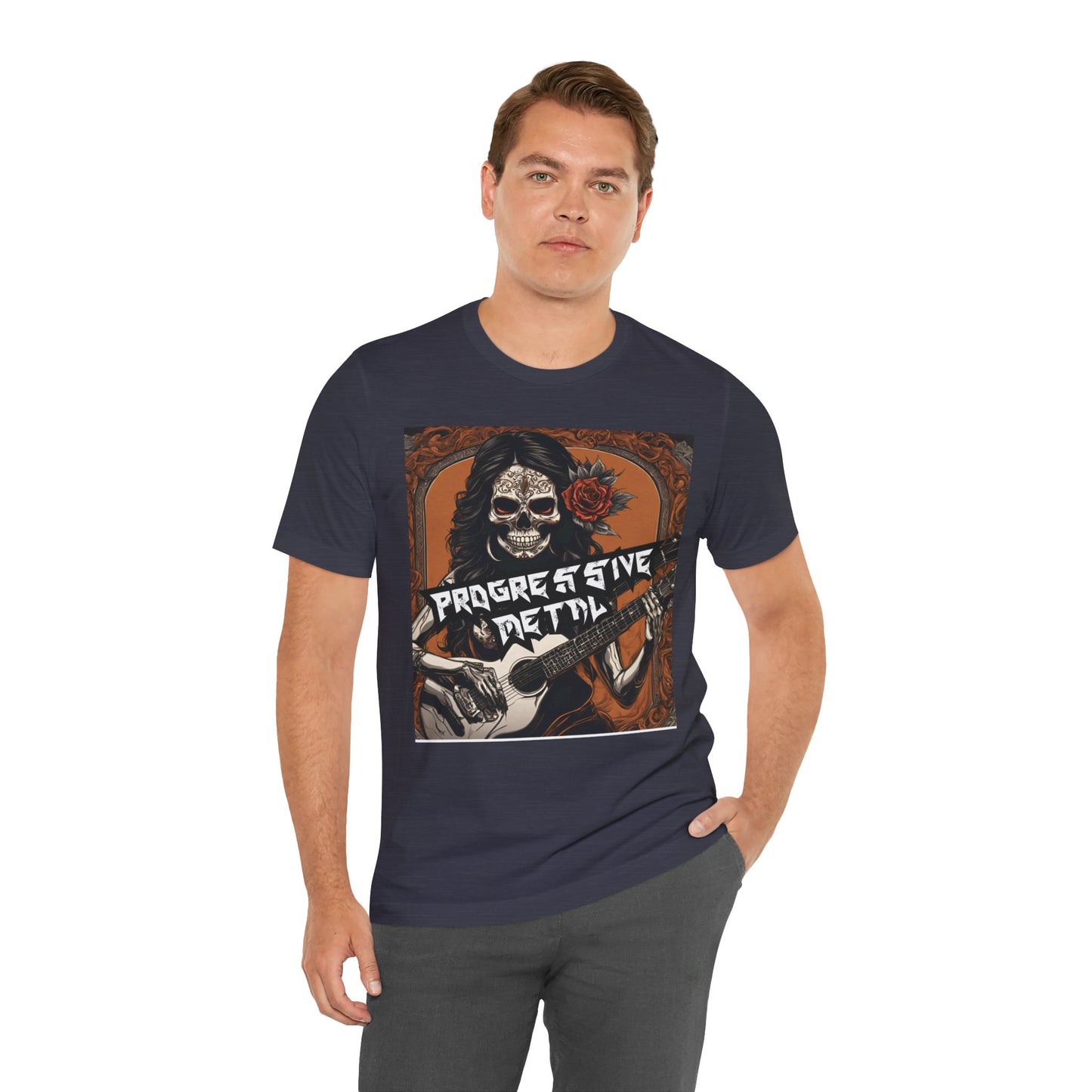 Progressive Metal - Guitar Player - Unisex Jersey Short Sleeve Tee