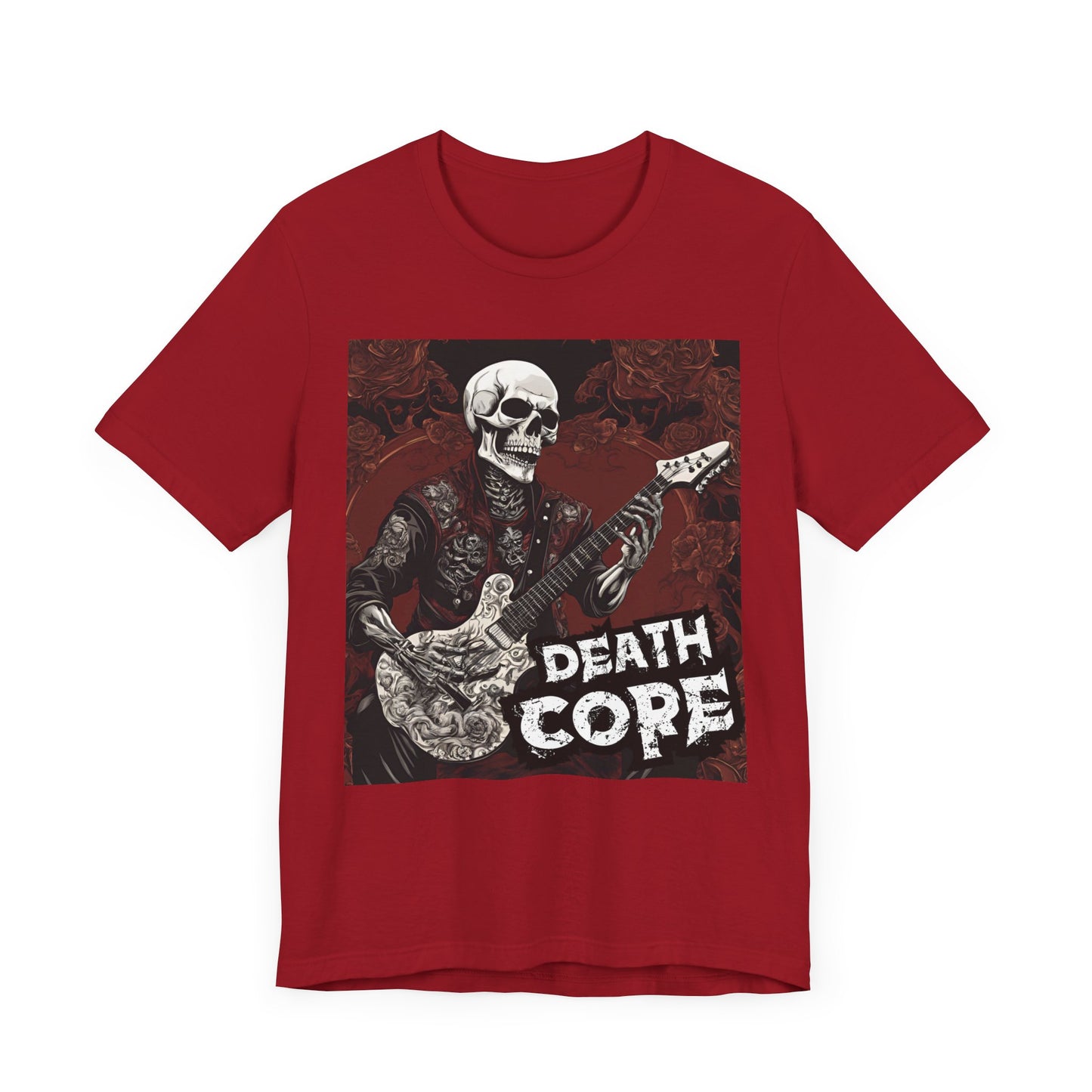 Death Core - Guitar Player - Unisex Jersey Short Sleeve Tee