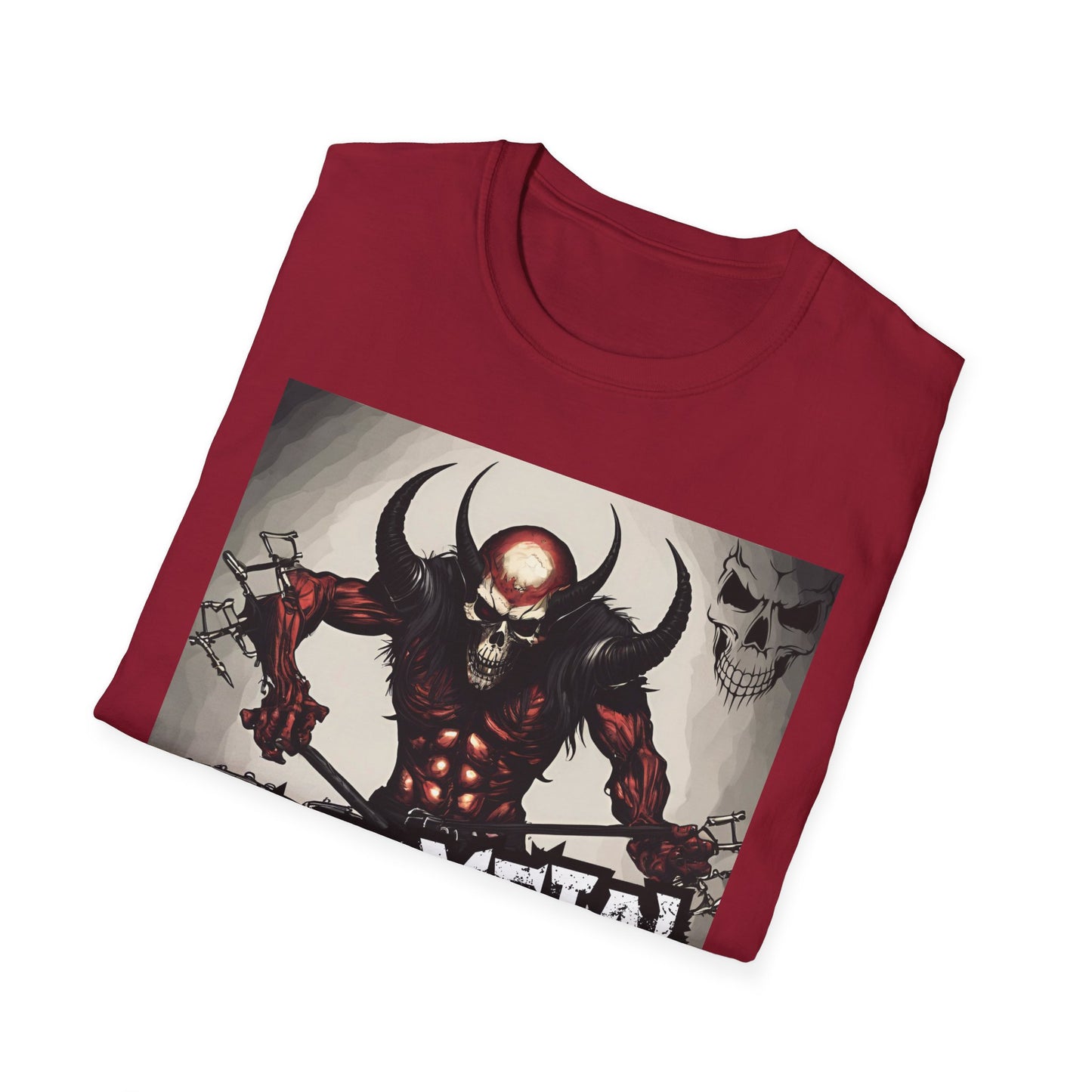 Heavy Metal - Drummer - Unisex Softstyle T-Shirt