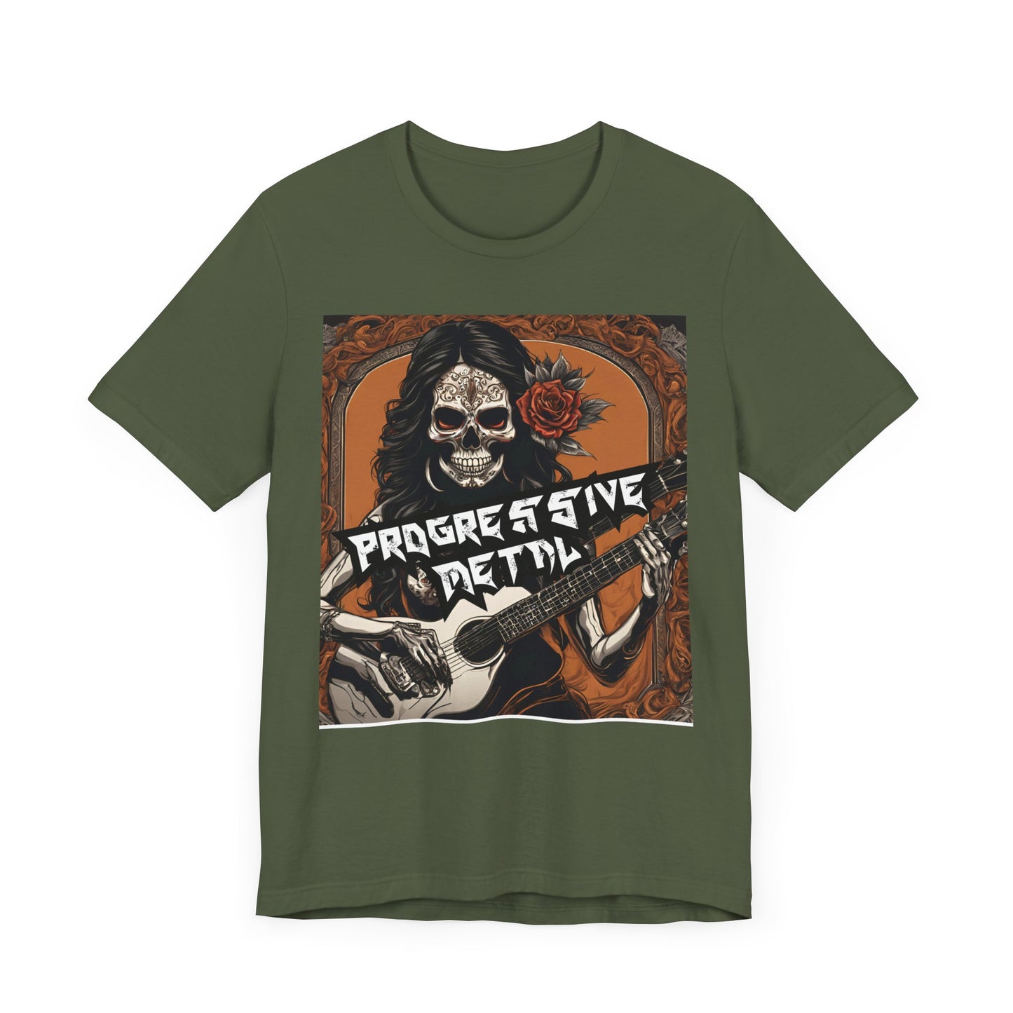 Progressive Metal - Guitar Player - Unisex Jersey Short Sleeve Tee