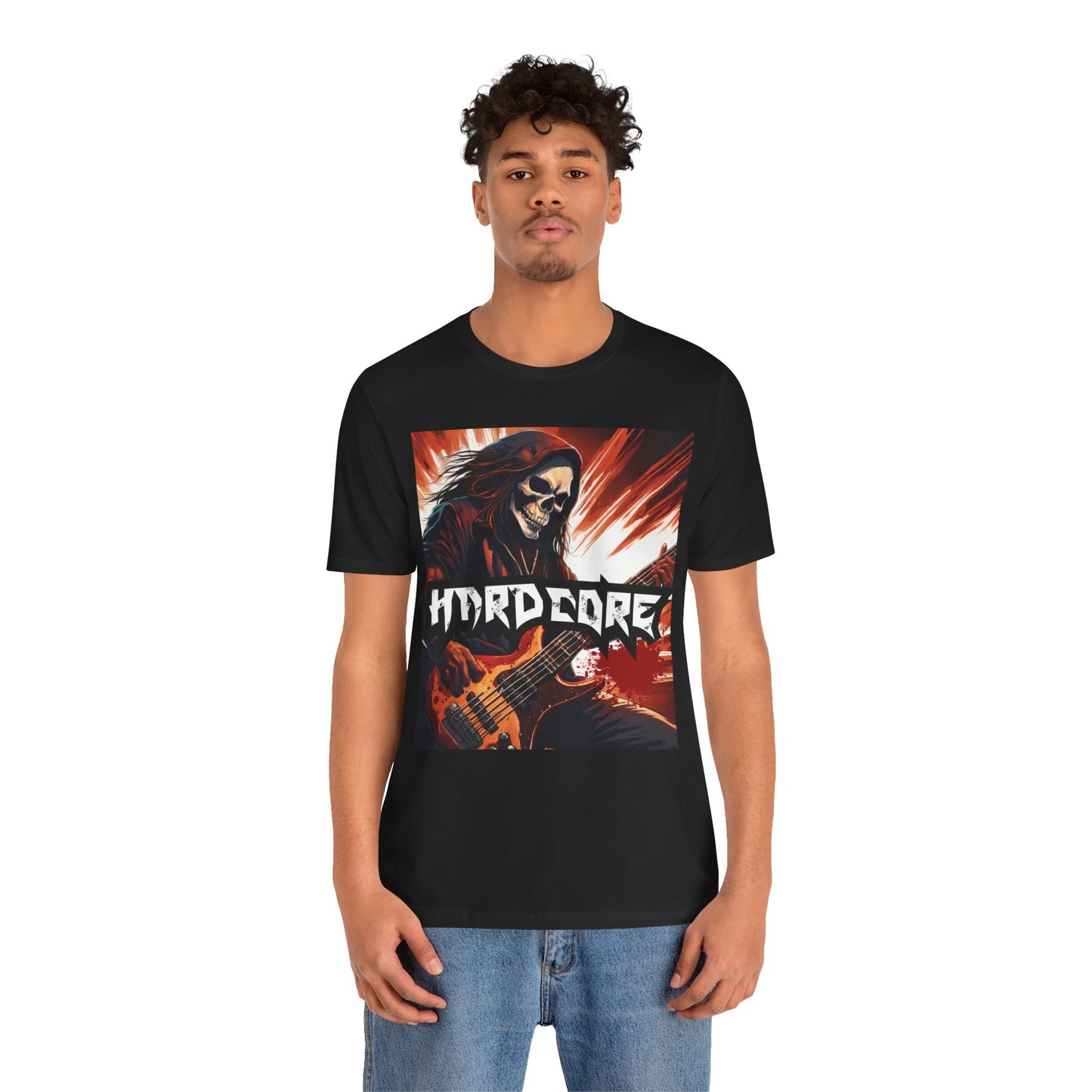 Hardcore - Bass Player - Unisex Jersey Short Sleeve Tee
