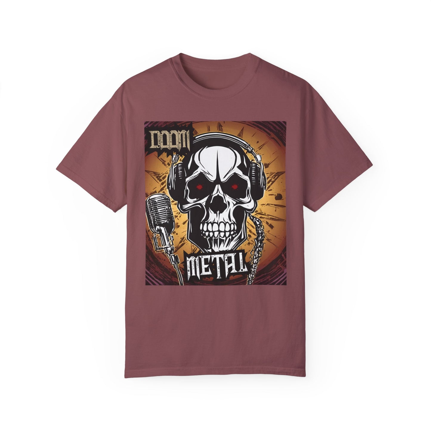 Doom Metal - Singer - Unisex Garment-Dyed T-shirt