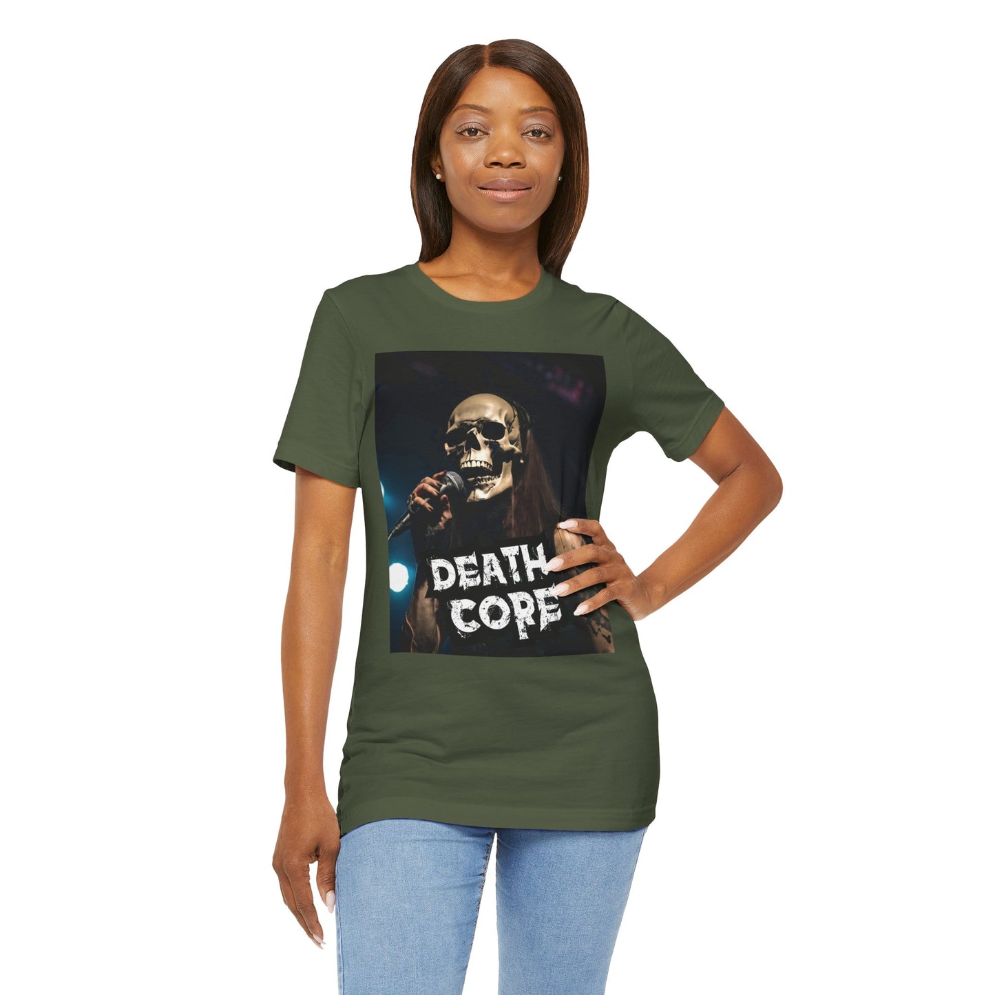 Death Core - Singer - Unisex Jersey Short Sleeve Tee
