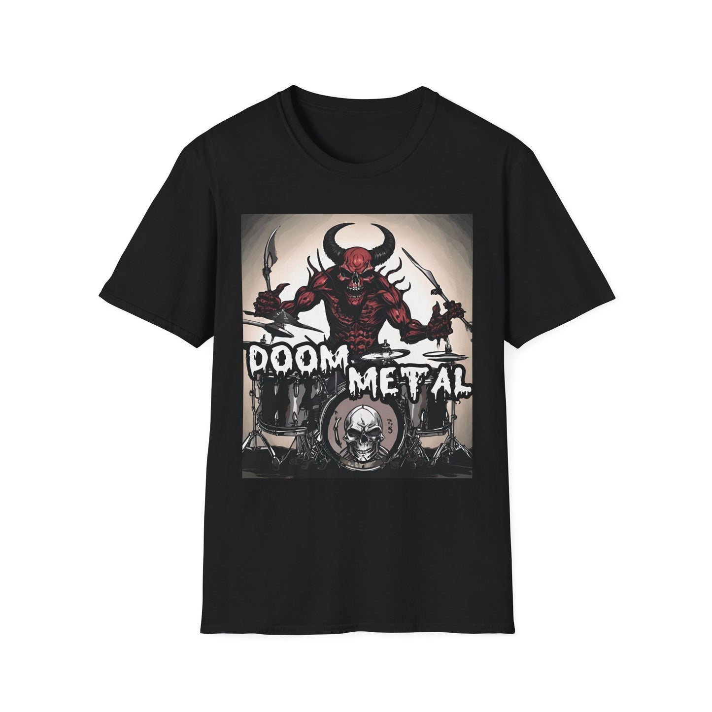Doom Metal - Drummer - Unisex Softstyle T-Shirt