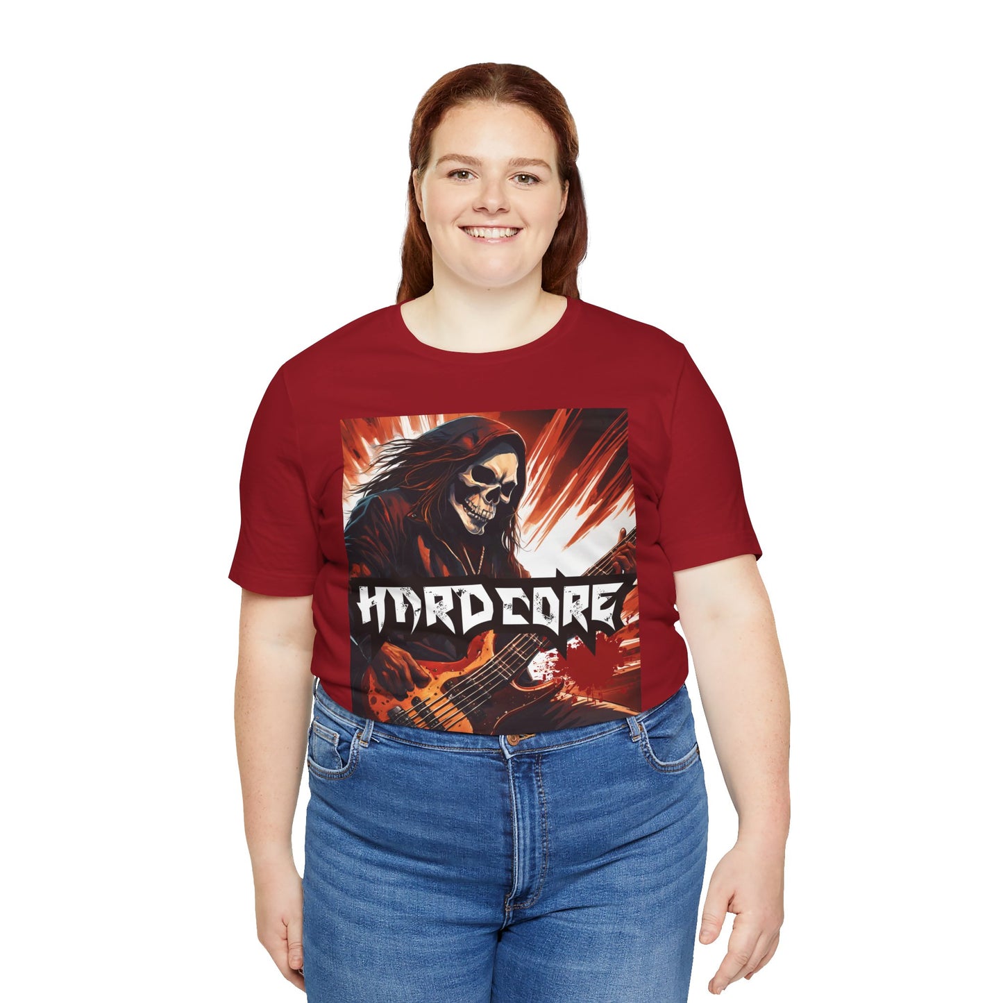Hardcore - Bass Player - Unisex Jersey Short Sleeve Tee