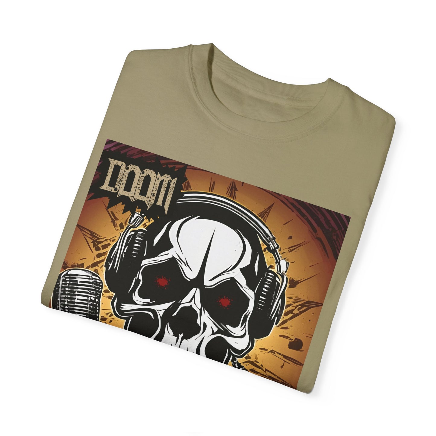 Doom Metal - Singer - Unisex Garment-Dyed T-shirt