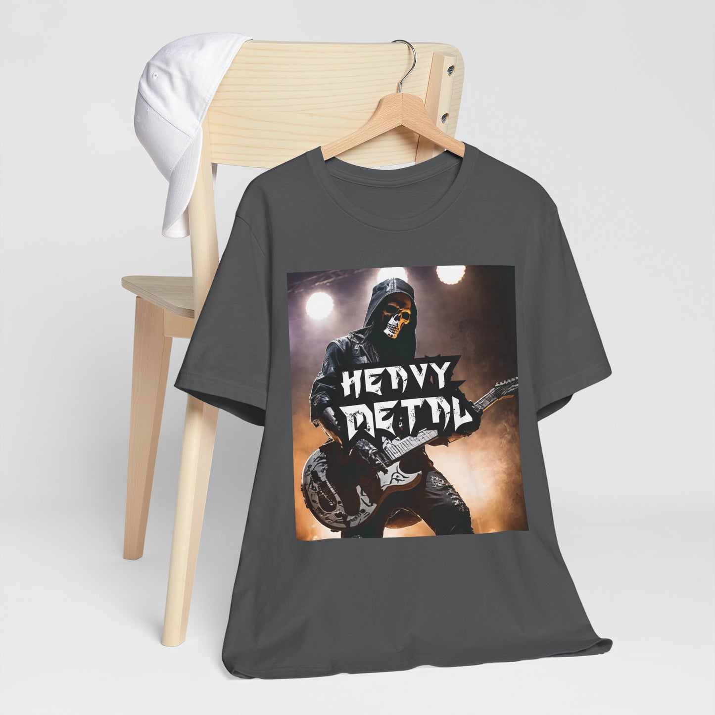 Heavy Metal - Guitar Player - Unisex Jersey Short Sleeve Tee