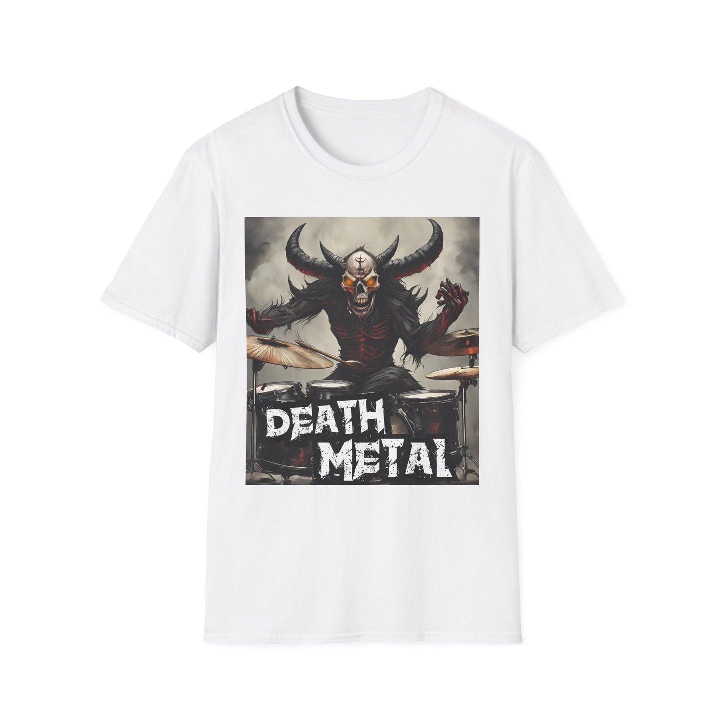 Death Metal - Drummer - Unisex Softstyle T-Shirt