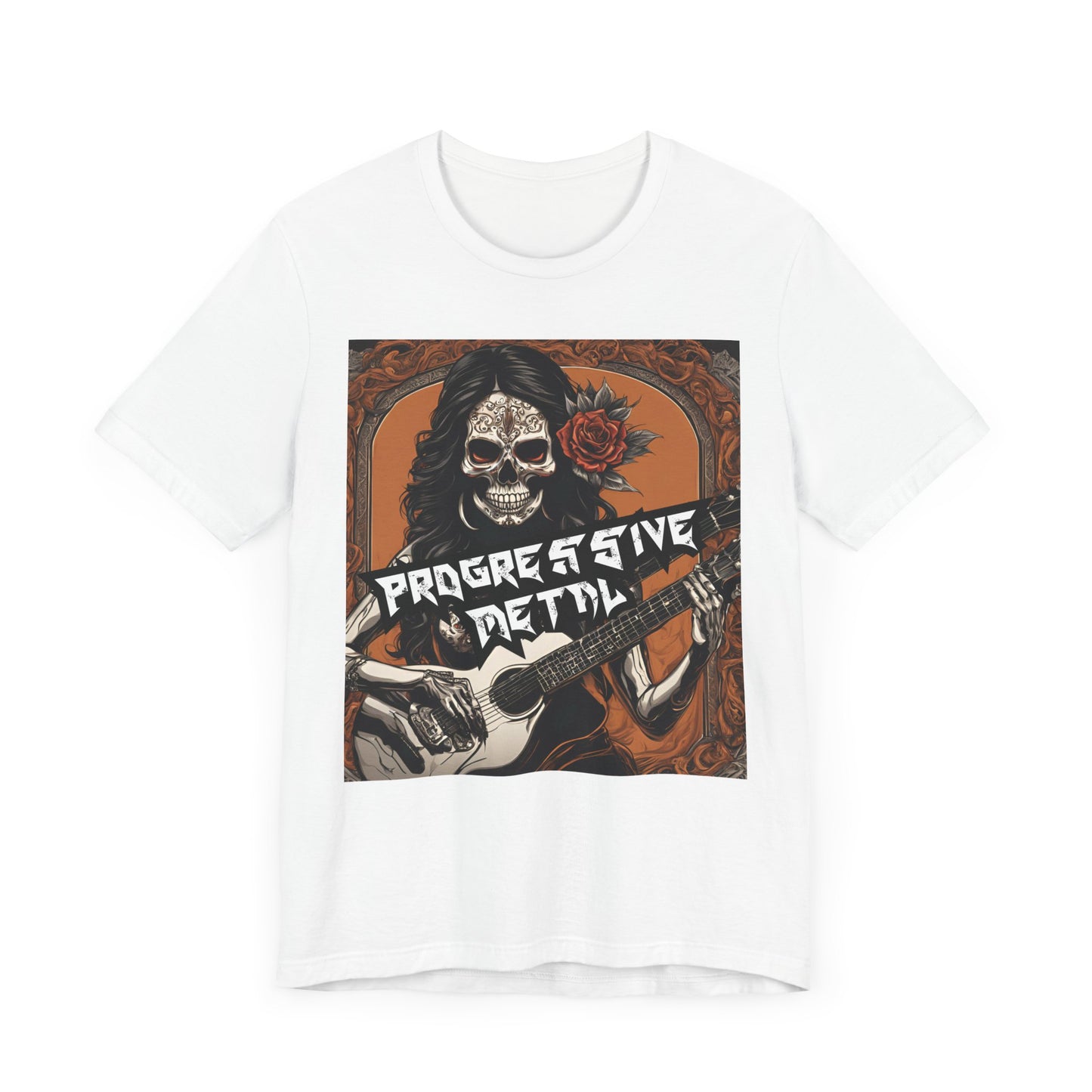 Progressive Metal - Guitar Player - Unisex Jersey Short Sleeve Tee