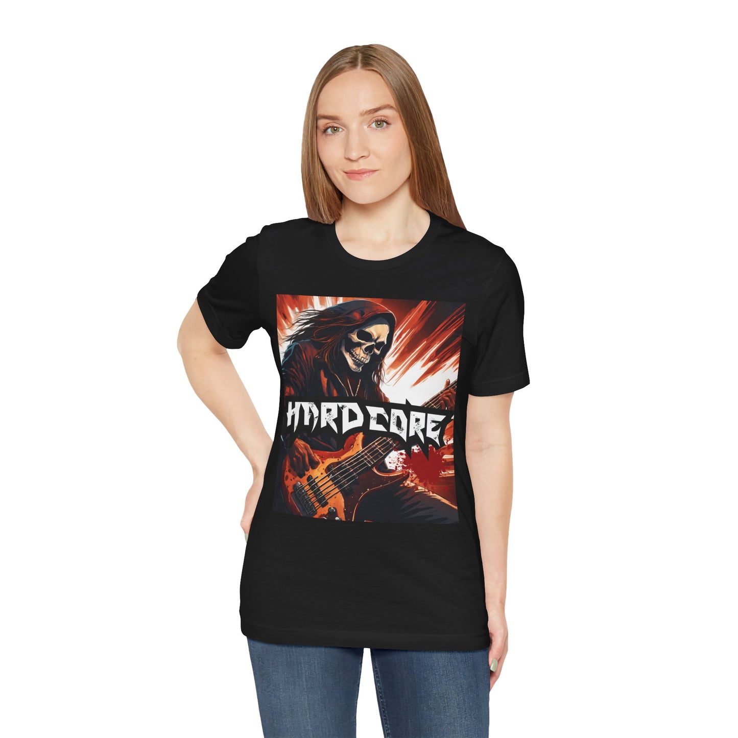Hardcore - Bass Player - Unisex Jersey Short Sleeve Tee