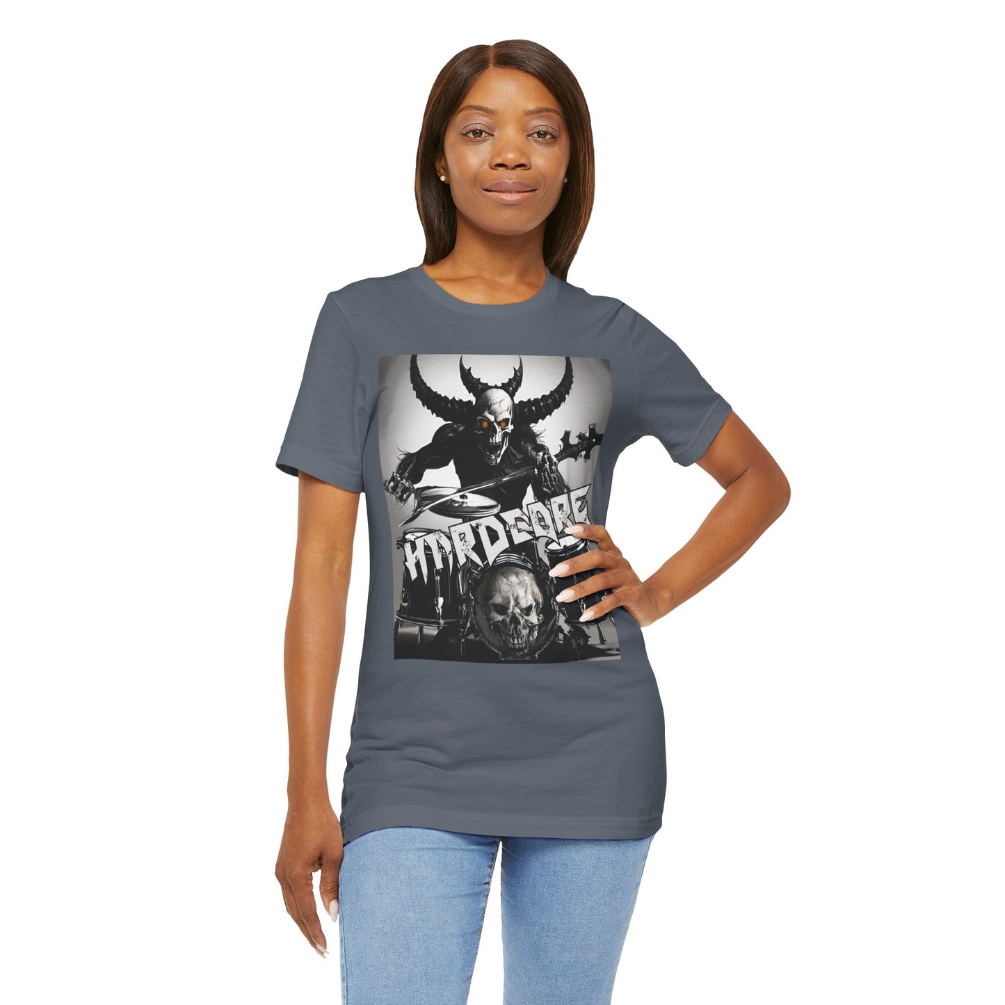 Hardcore - Drummer - Unisex Jersey Short Sleeve Tee