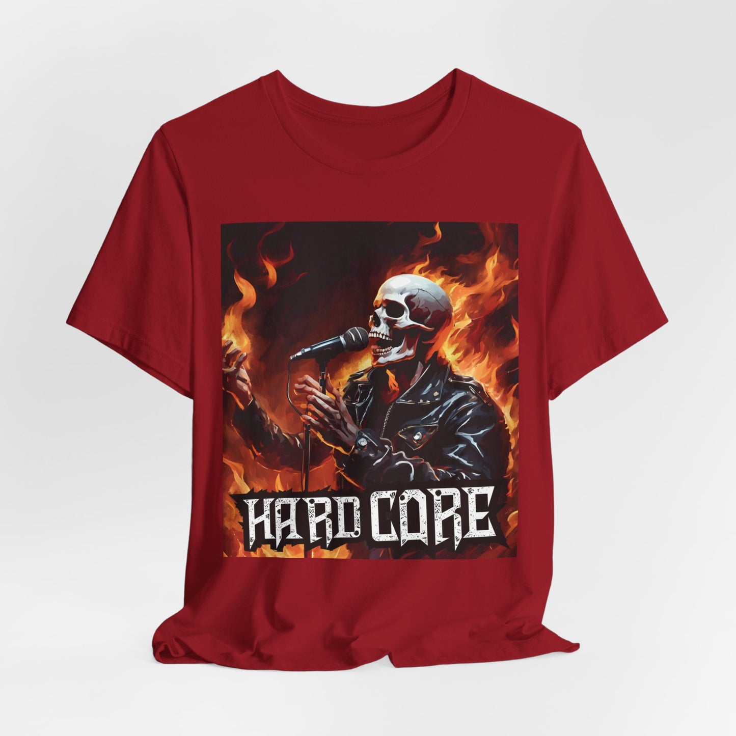 Hardcore - Singer - Unisex Jersey Short Sleeve Tee