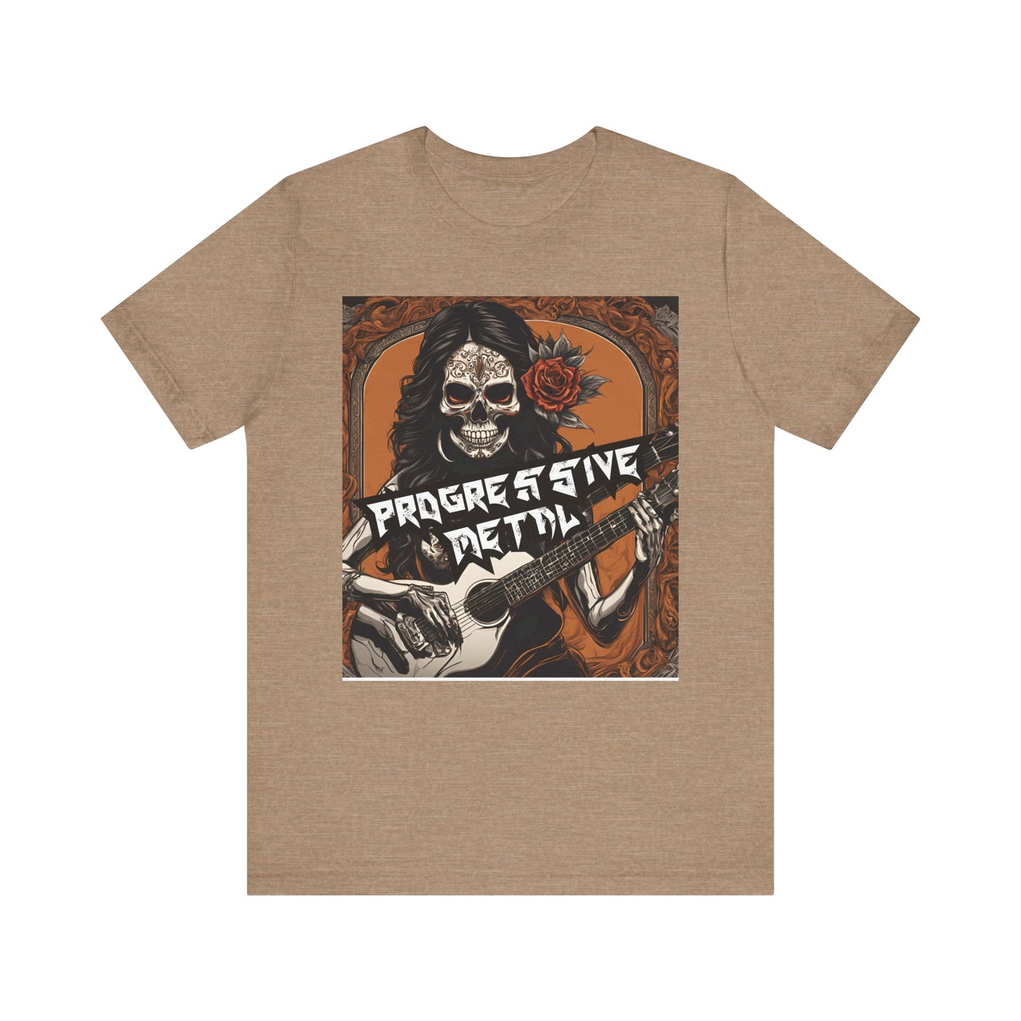 Progressive Metal - Guitar Player - Unisex Jersey Short Sleeve Tee