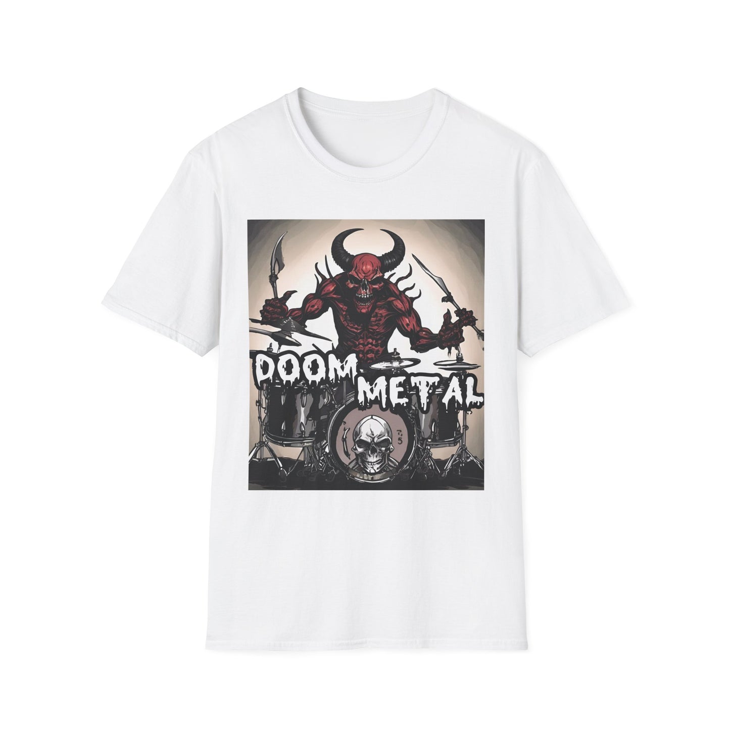 Doom Metal - Drummer - Unisex Softstyle T-Shirt
