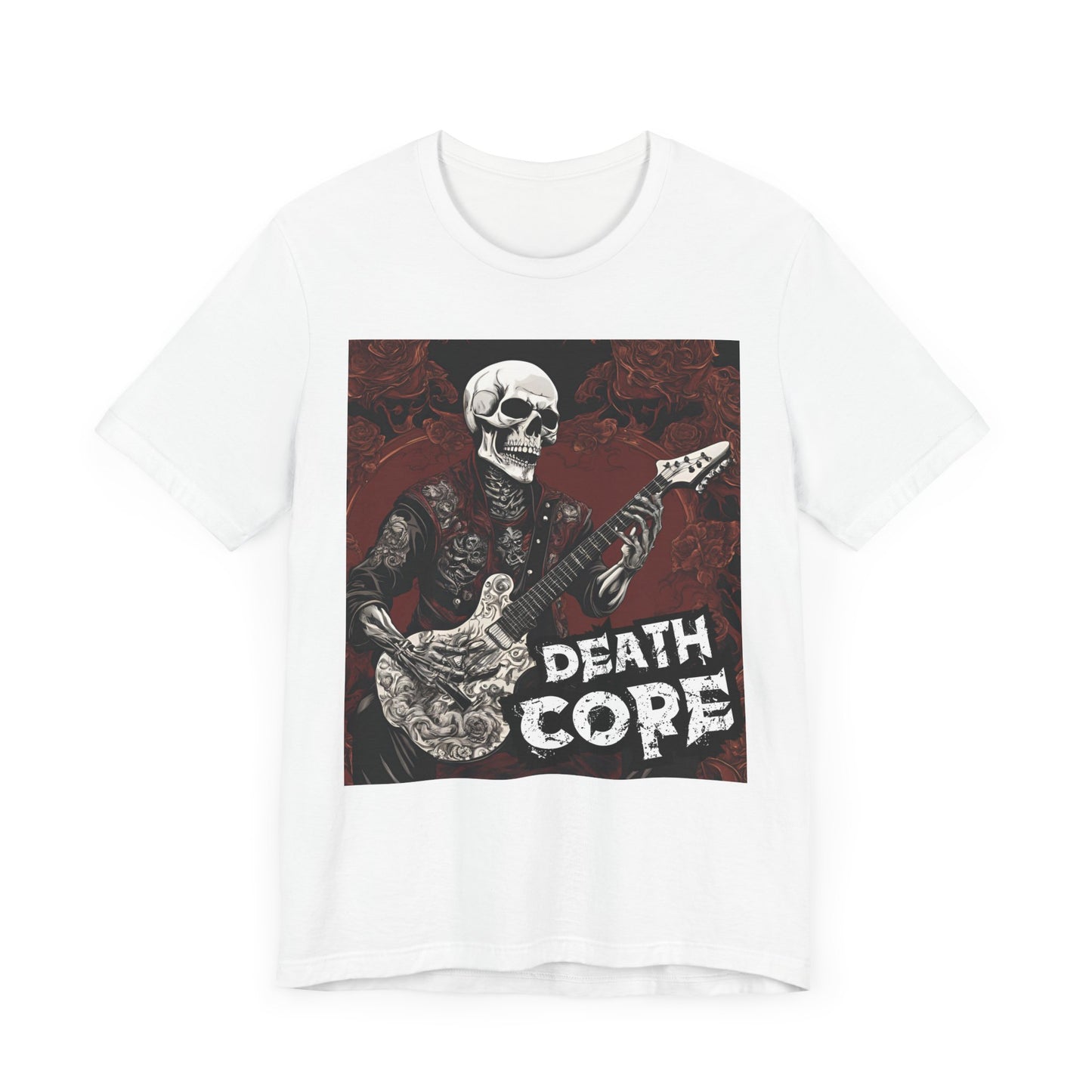 Death Core - Guitar Player - Unisex Jersey Short Sleeve Tee