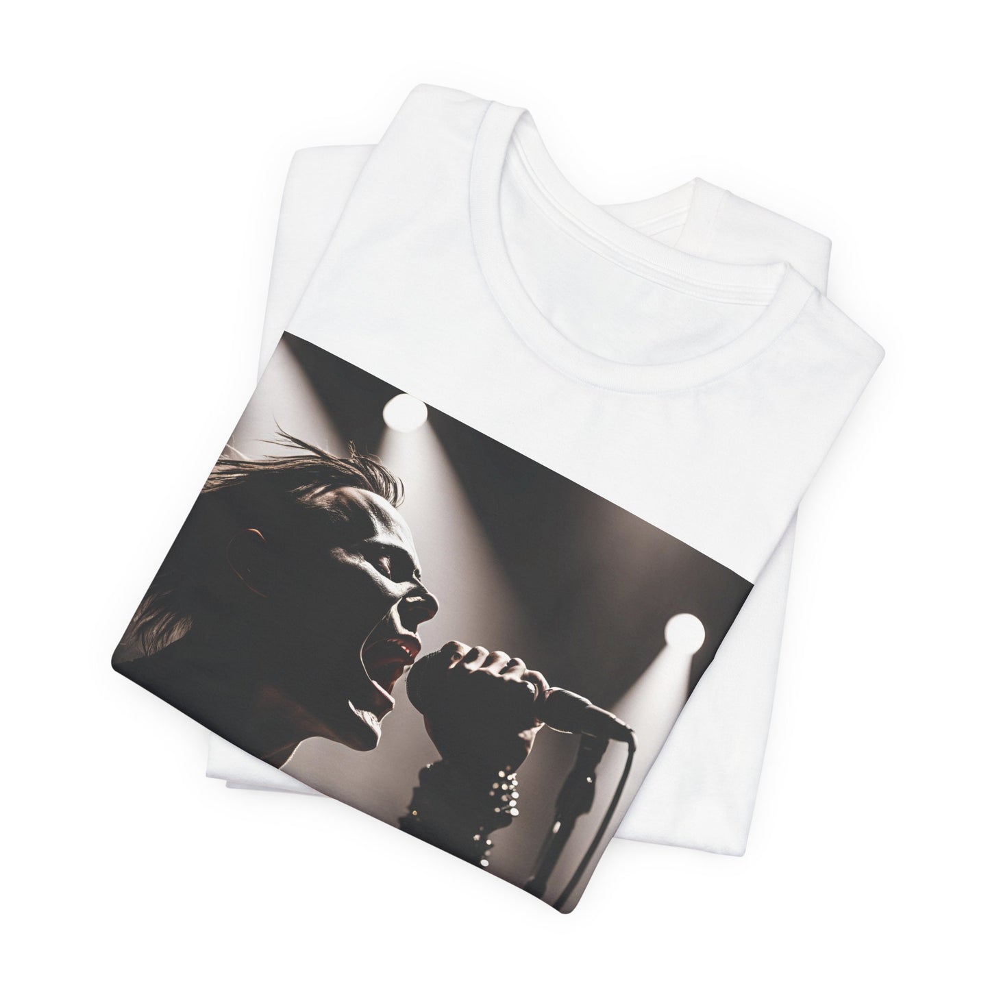 Heavy Metal - Singer - Unisex Jersey Short Sleeve Tee