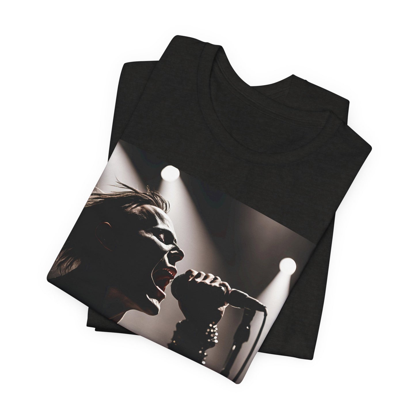 Heavy Metal - Singer - Unisex Jersey Short Sleeve Tee