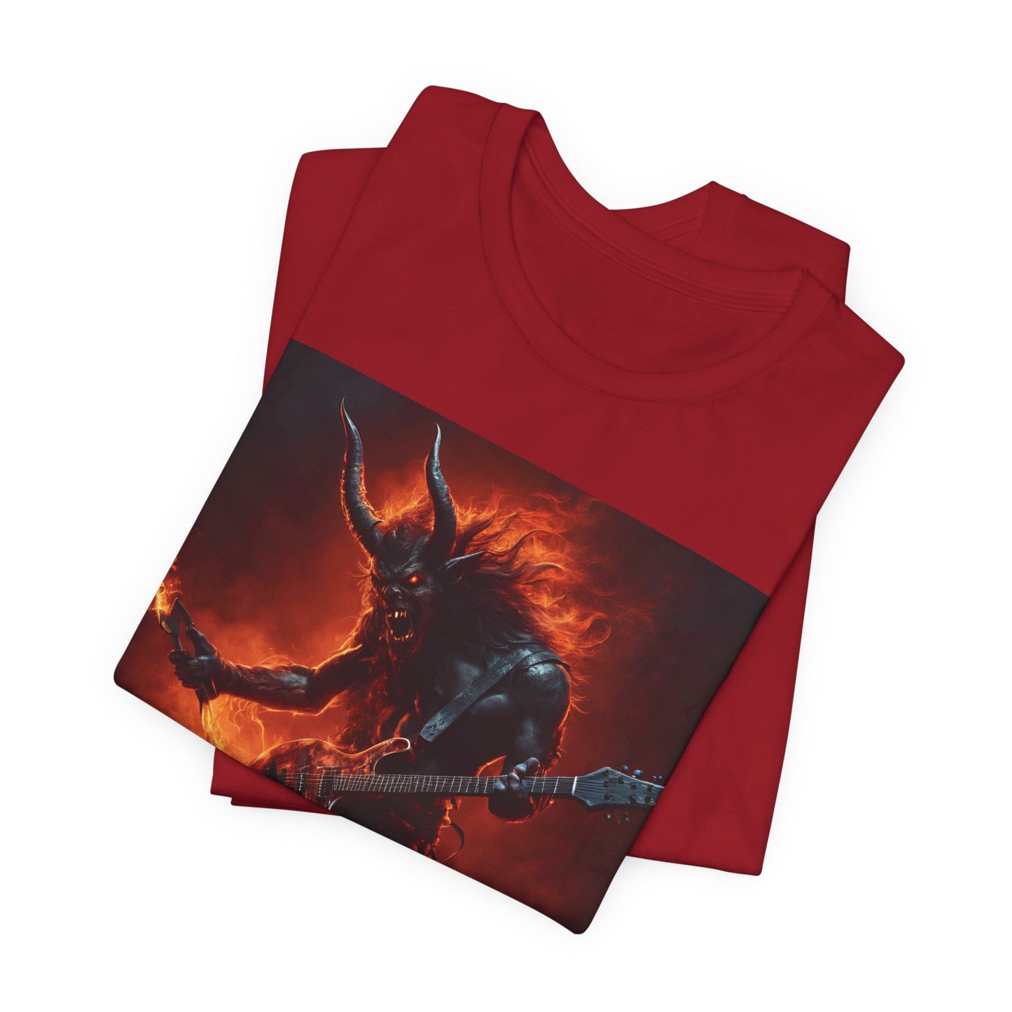 Death Metal - Guitar Player - Unisex Jersey Short Sleeve Tee
