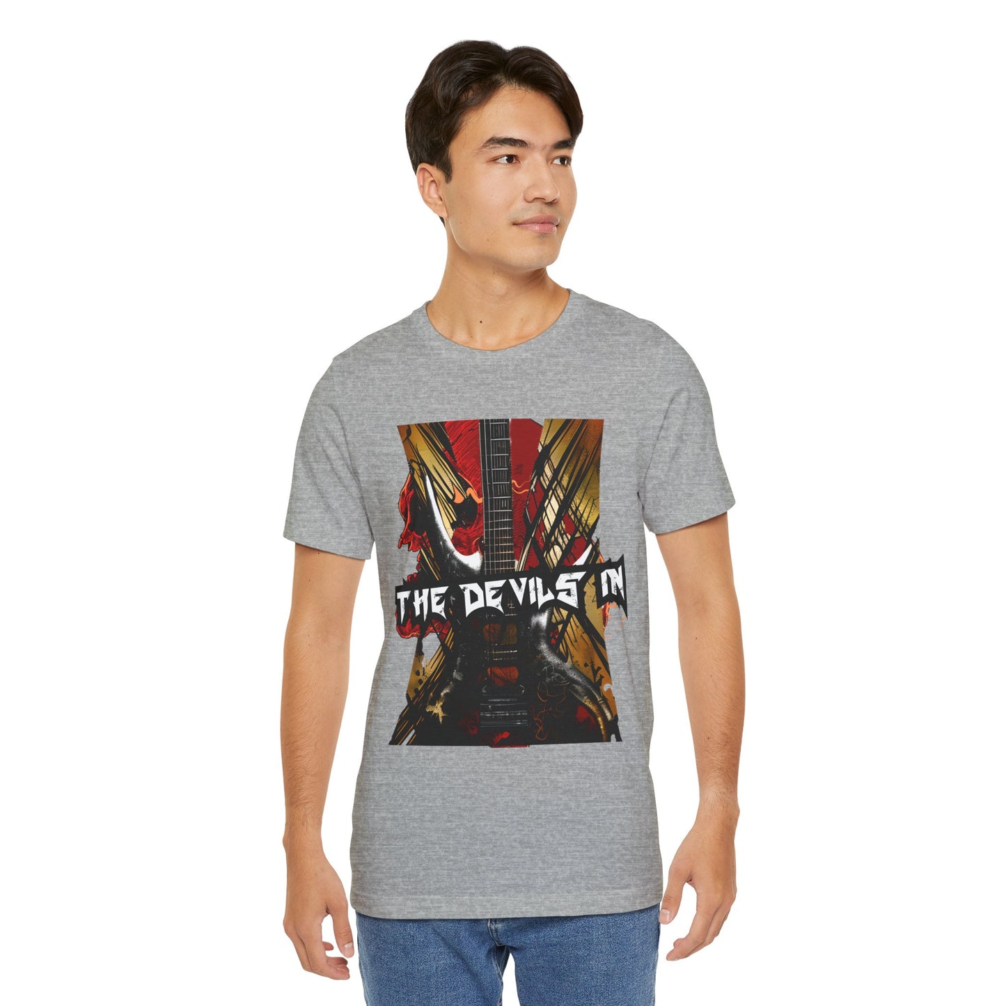 The Devils In - Custom Design - Unisex Jersey Short Sleeve Tee