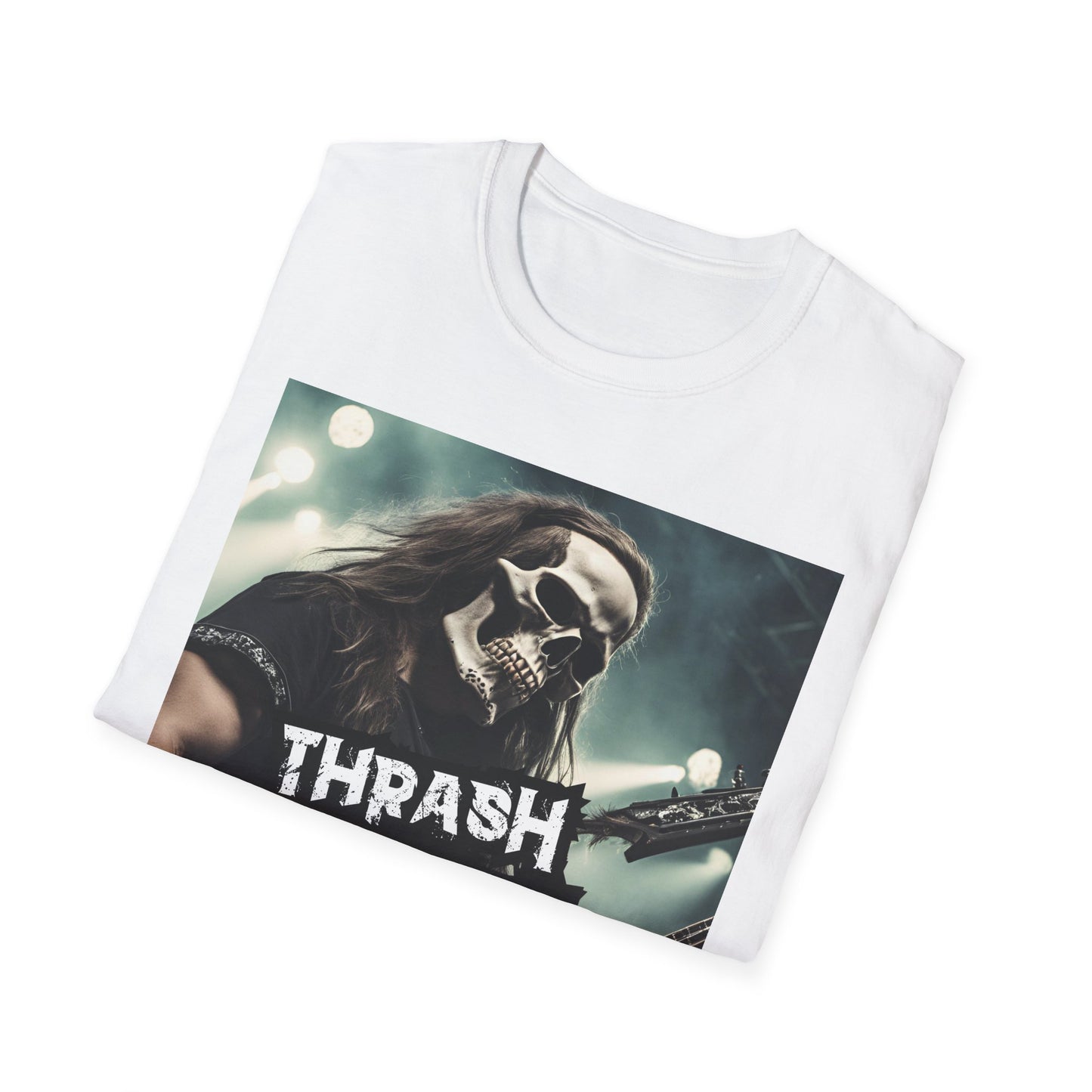 Thrash Metal - Bass Player - Unisex Softstyle T-Shirt