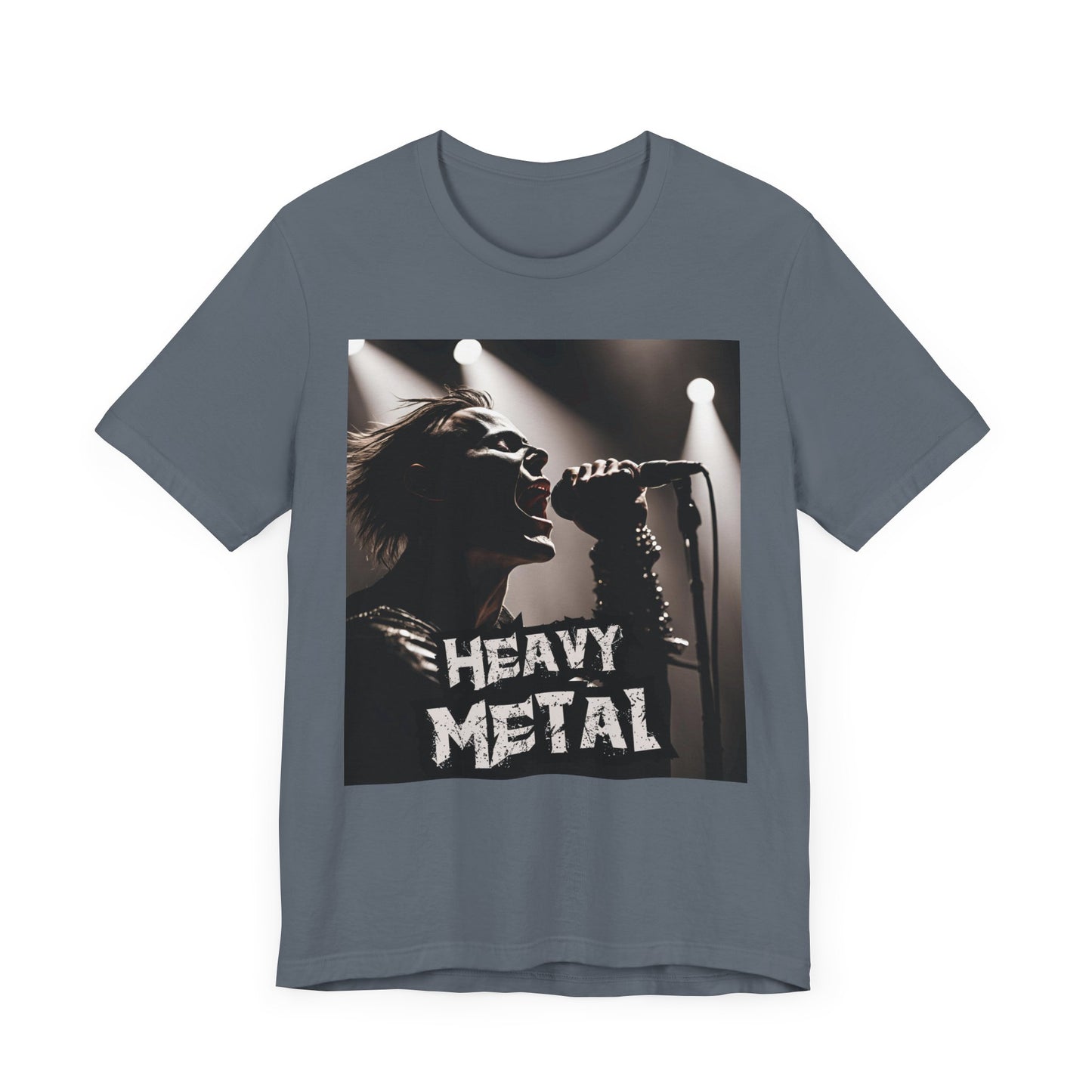 Heavy Metal - Singer - Unisex Jersey Short Sleeve Tee