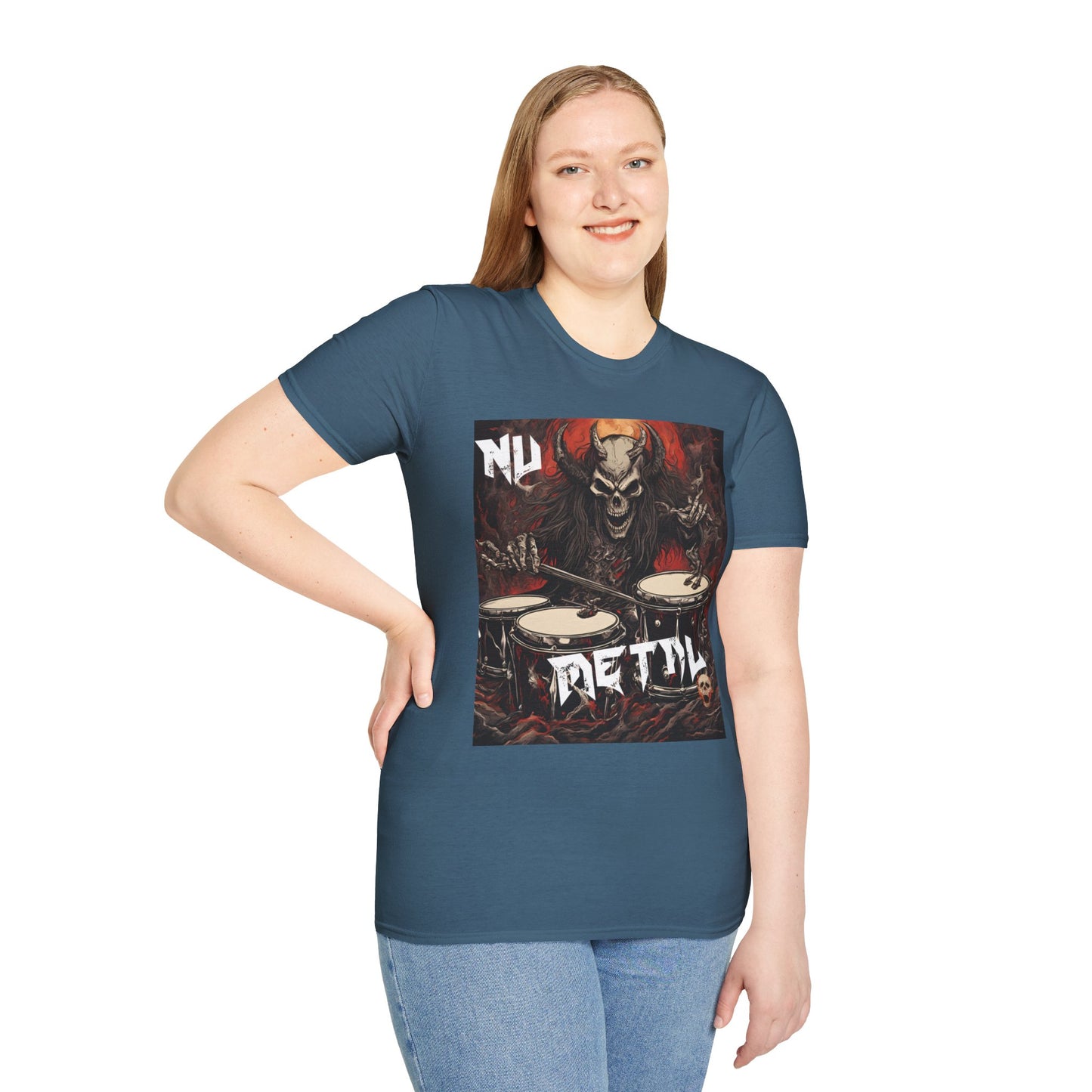 Nu Metal - Drummer - Unisex Softstyle T-Shirt
