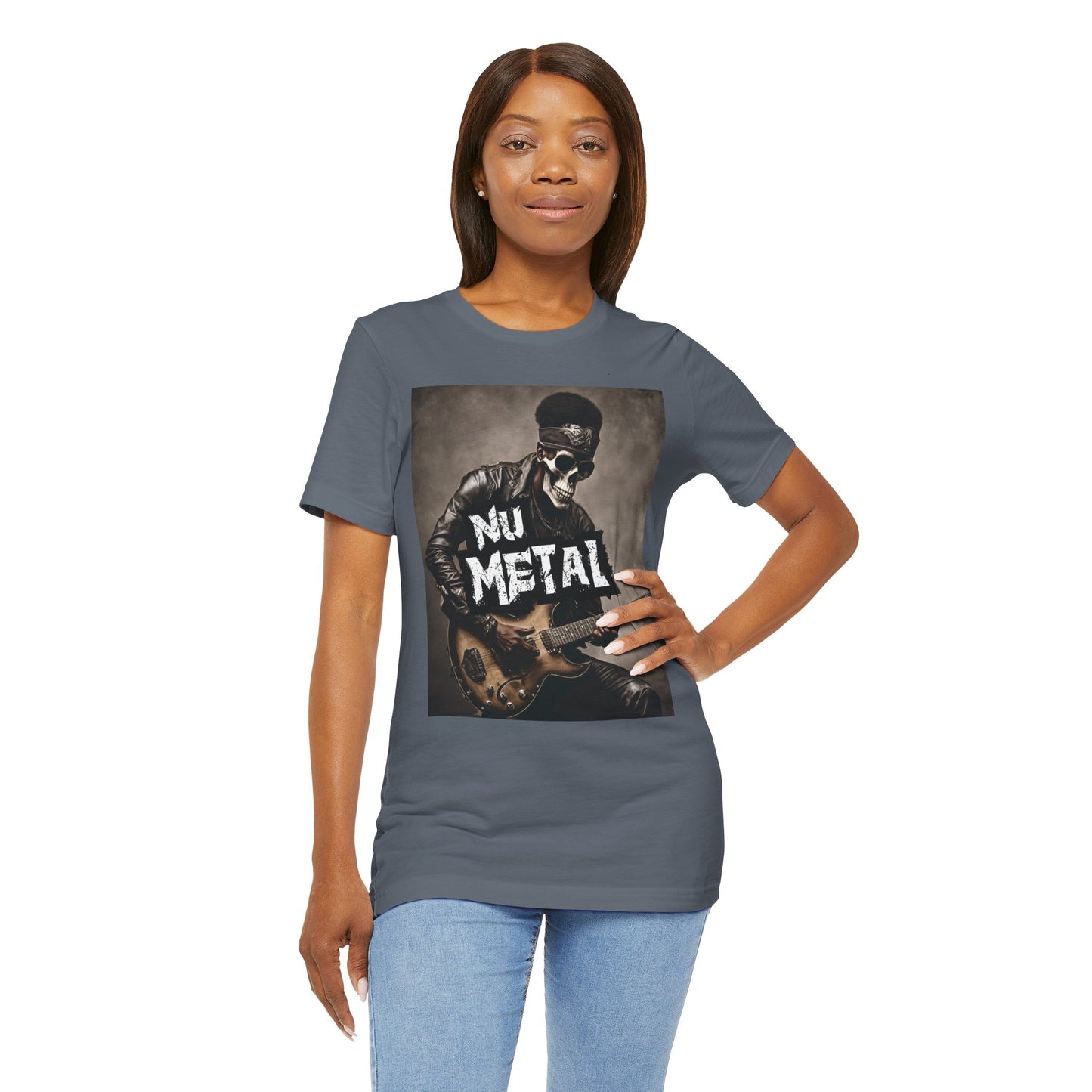 Nu Metal - Guitar Player - Unisex Jersey Short Sleeve Tee