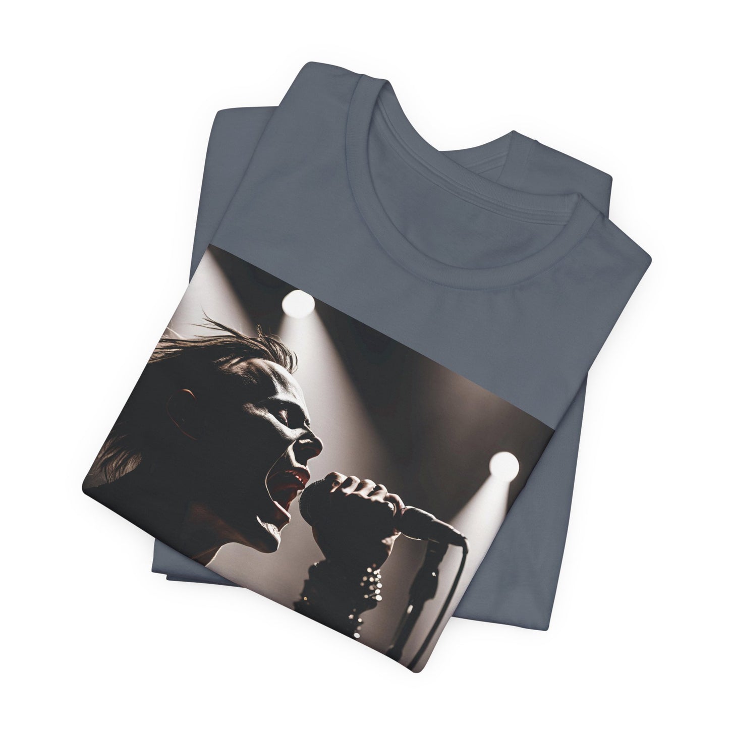Heavy Metal - Singer - Unisex Jersey Short Sleeve Tee