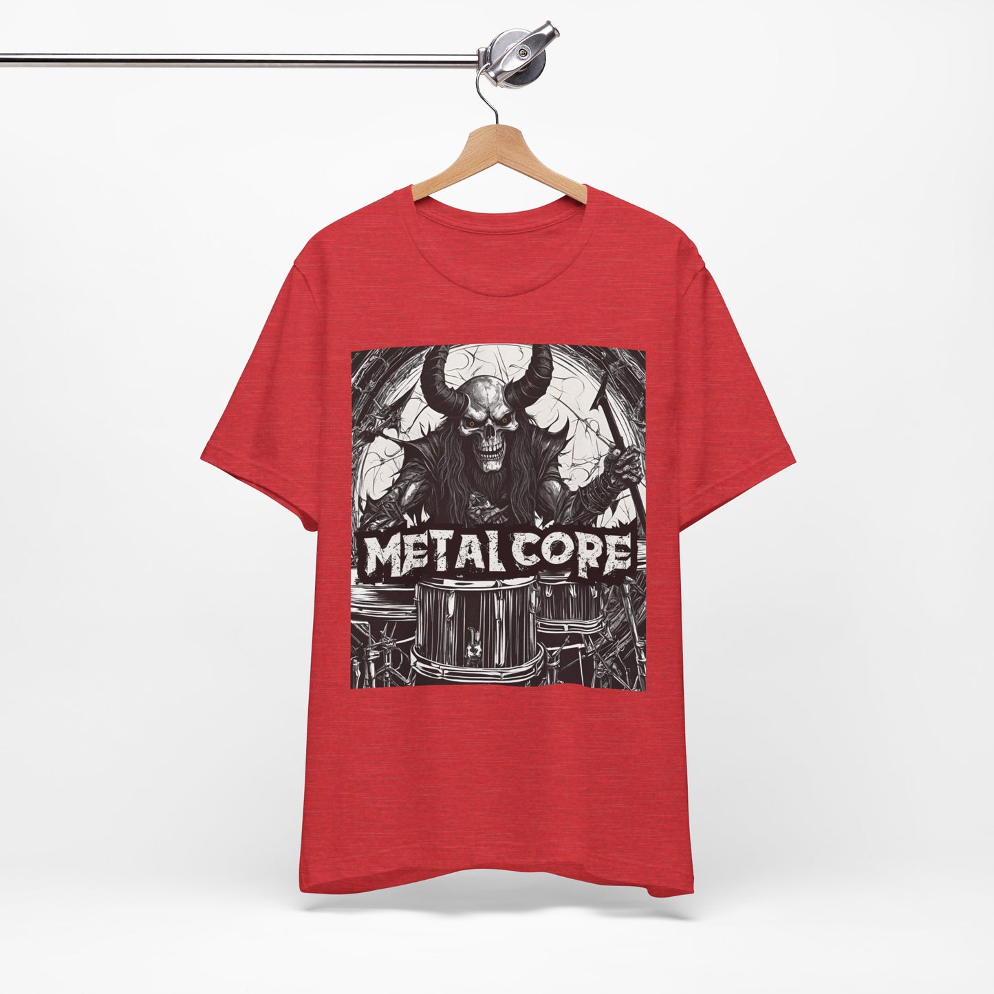 Metal Core - Drummer - Unisex Jersey Short Sleeve Tee