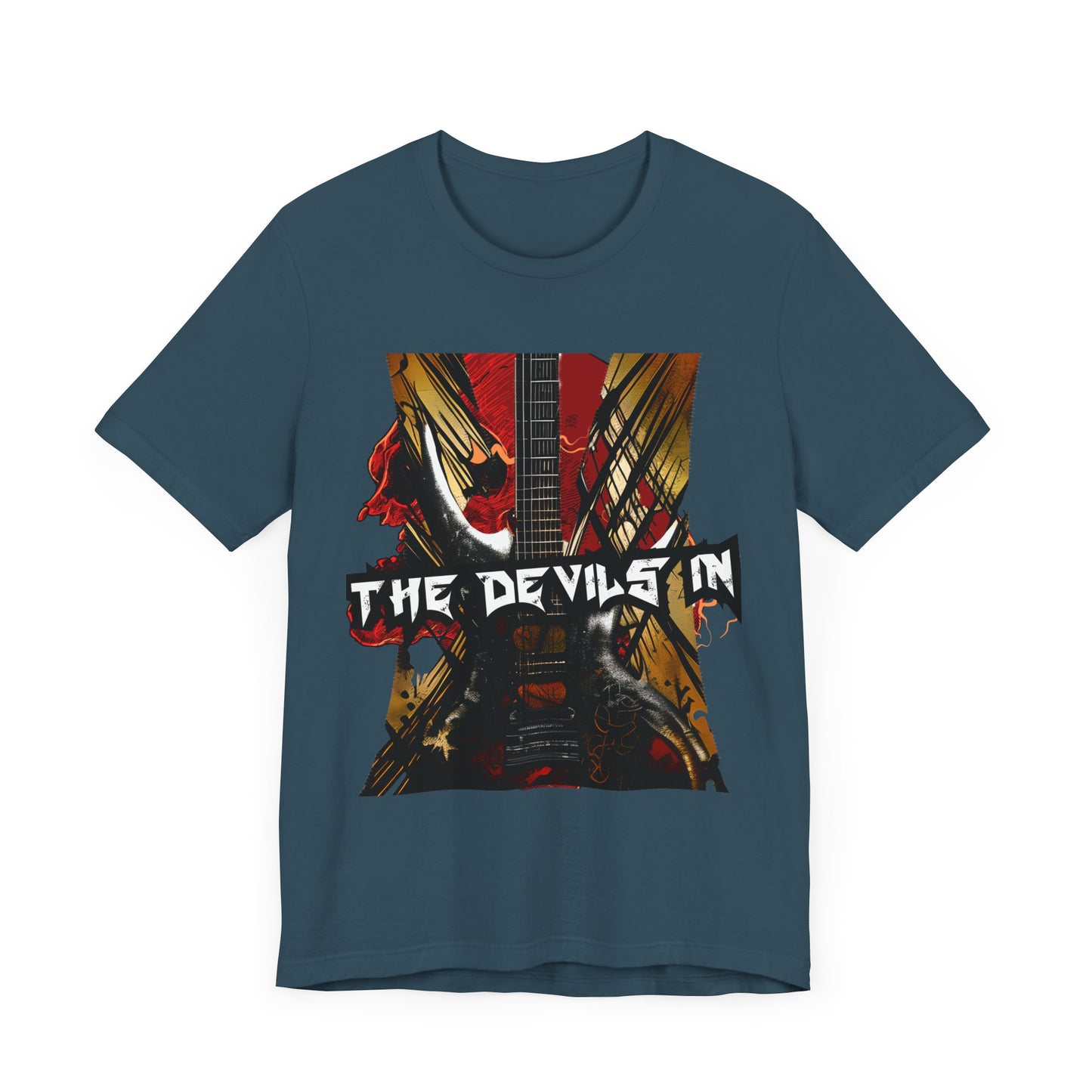 The Devils In - Custom Design - Unisex Jersey Short Sleeve Tee