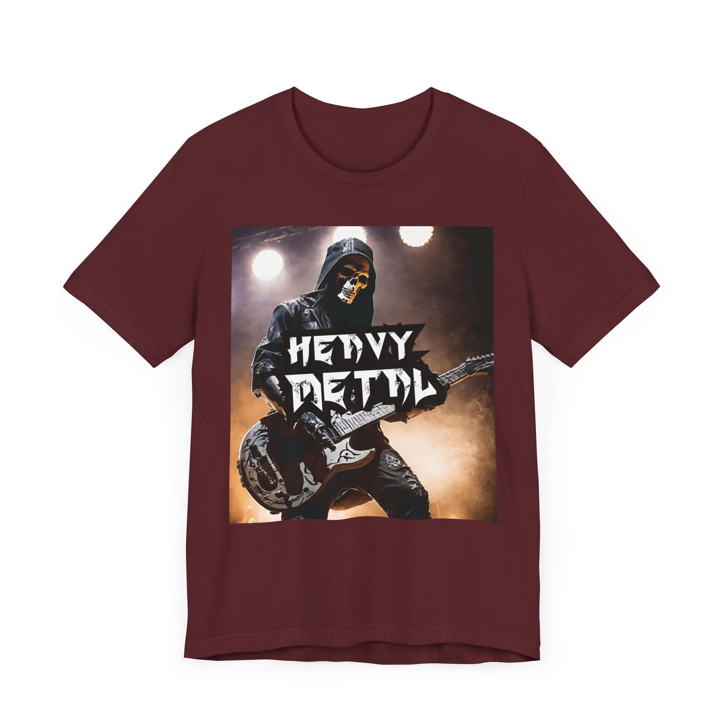 Heavy Metal - Guitar Player - Unisex Jersey Short Sleeve Tee